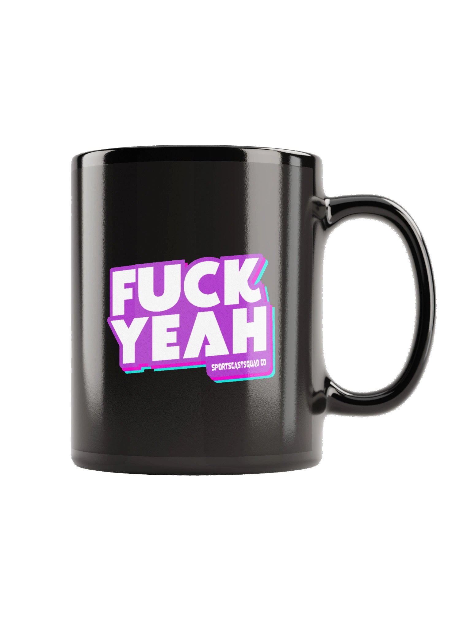SCS FUCK YEAH BLACK MUG product image (5)