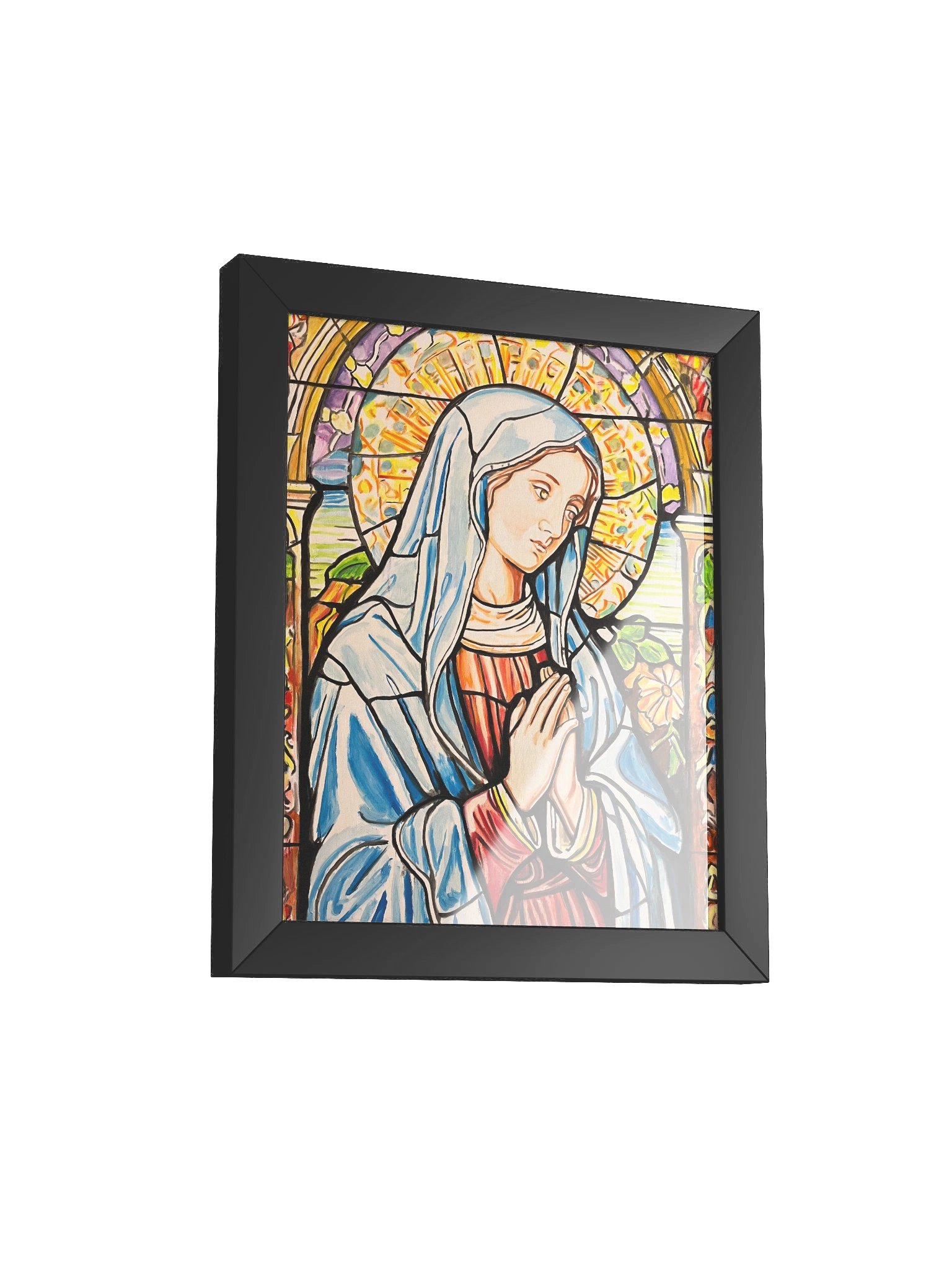 Blessed Mother by Warren Willowdale (Framed High-Quality Matte Poster) product image (2)