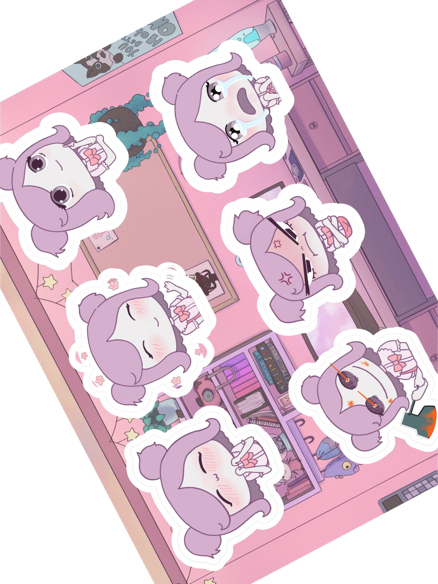 Ree Emote Sticker Sheet product image (1)