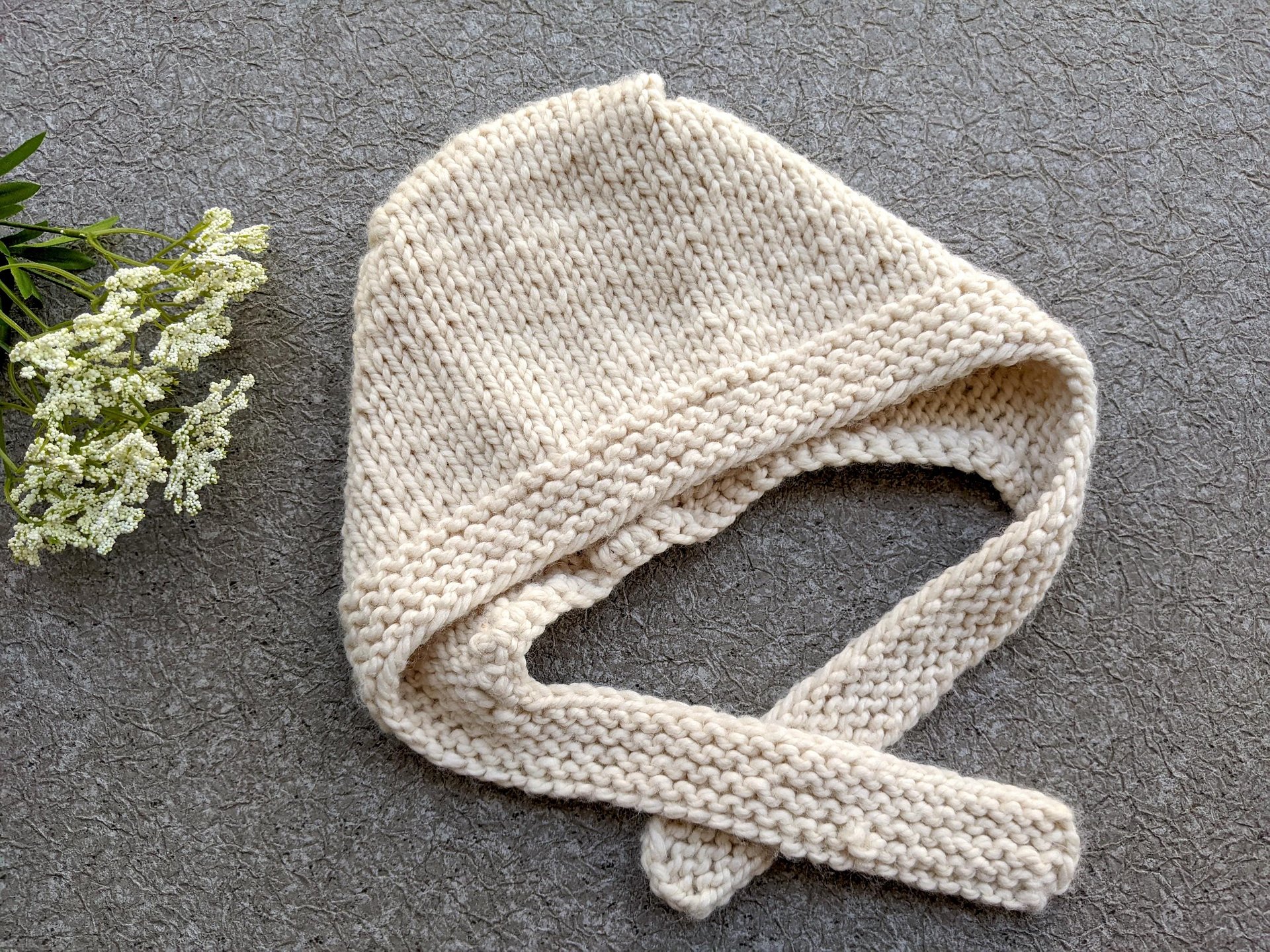 Super Bulky/Chunky Knit Bonnet Pattern product image (5)