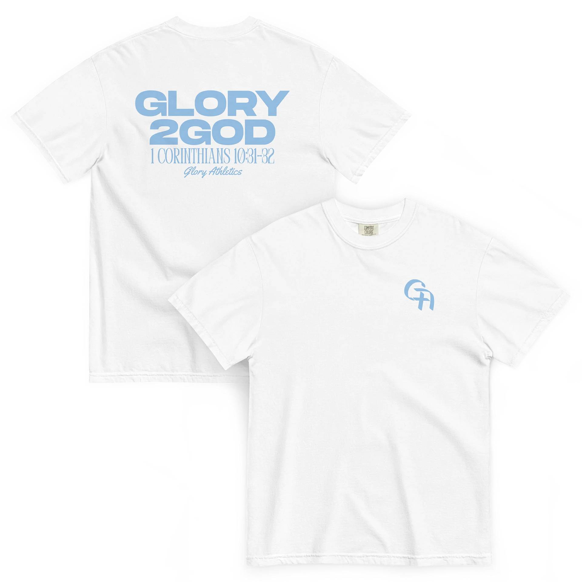 GLORY2GOD TEE - CAROLINA BLUE product image (3)