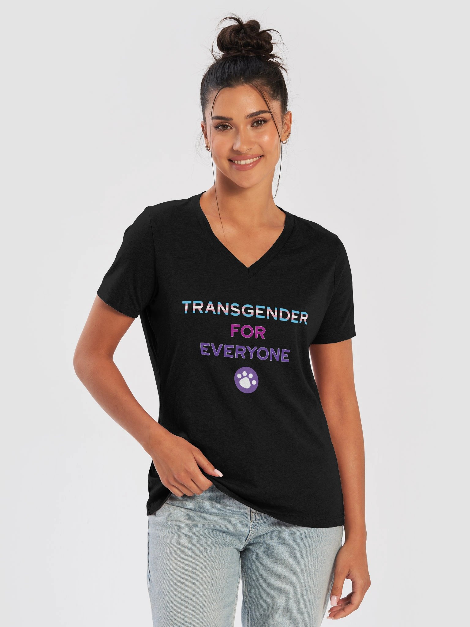 Transgender for Everyone Women's V-Neck product image (45)