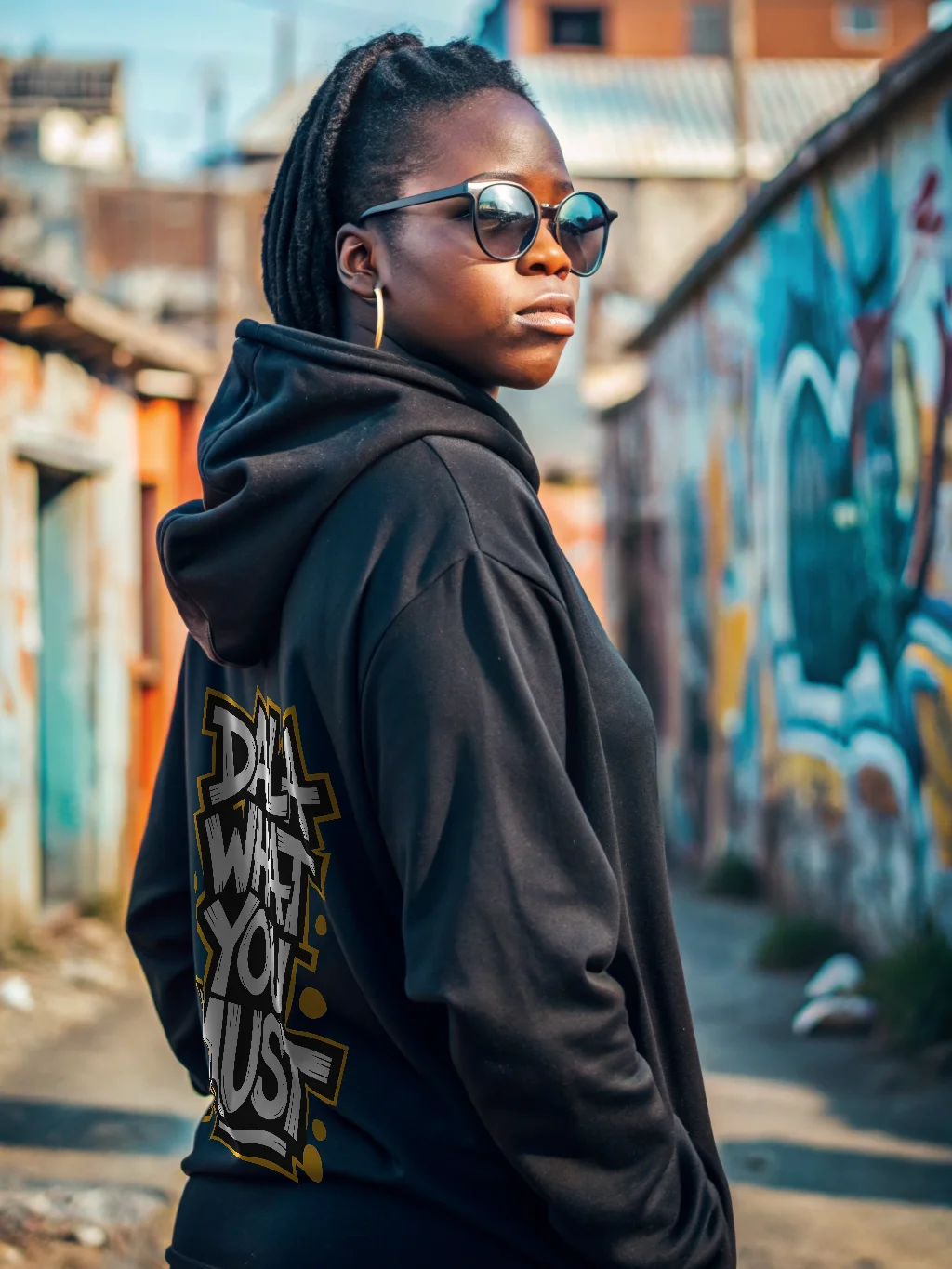 “Dala What You Must” Street-Style Cape Flats Hoodie product image (17)