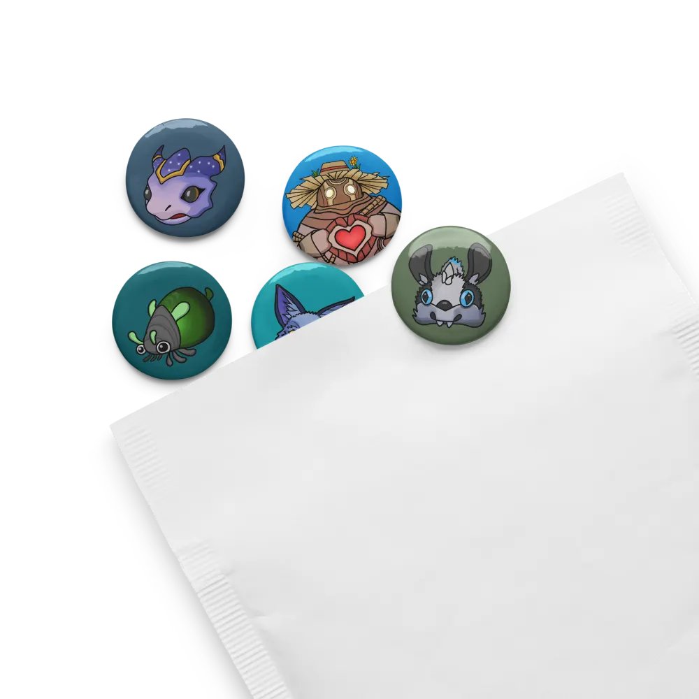 Palia Emotes Set - Pin Buttons product image (4)