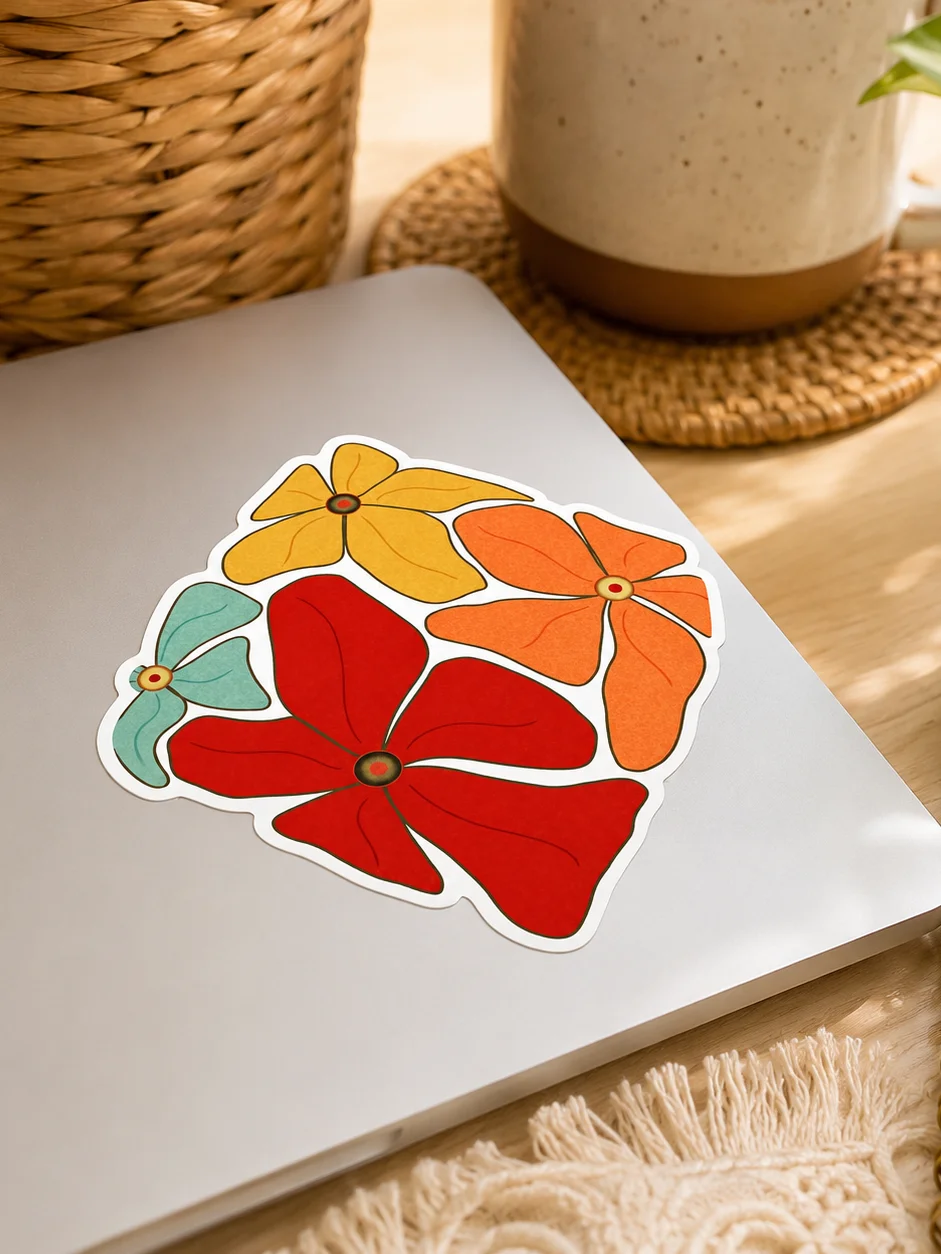 Petals and Olives Kiss Cut Sticker product image (1)