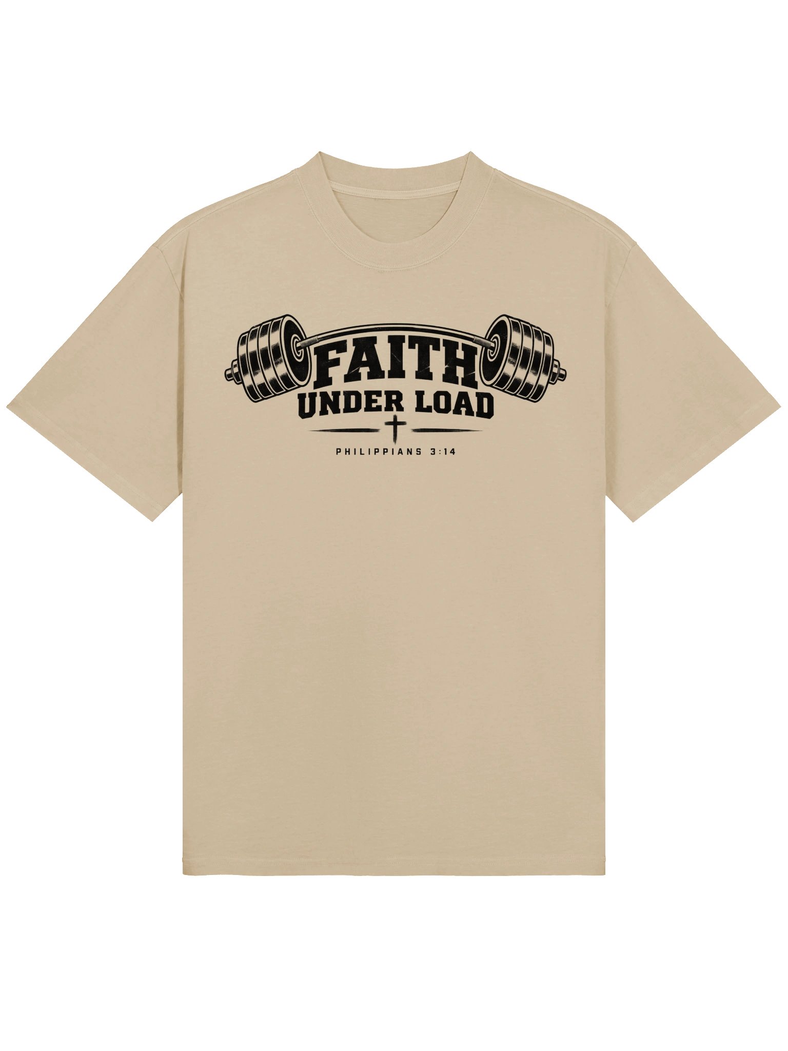 Faith Under Load Oversized Tee | Philippians 4:13 product image (25)