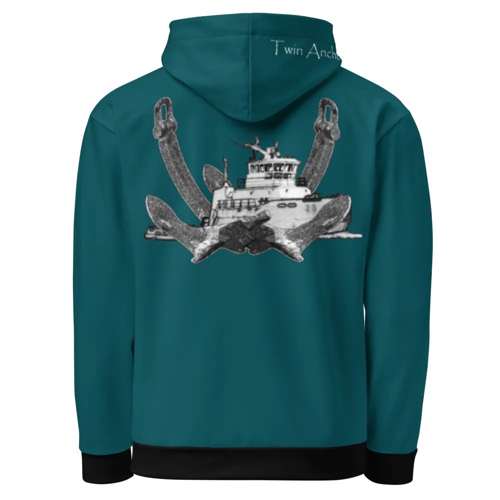 2 Anchor Titan Tug (Teal) – Performance Marine Wear | Twin Anchor Apparel North Current Line product image (1)