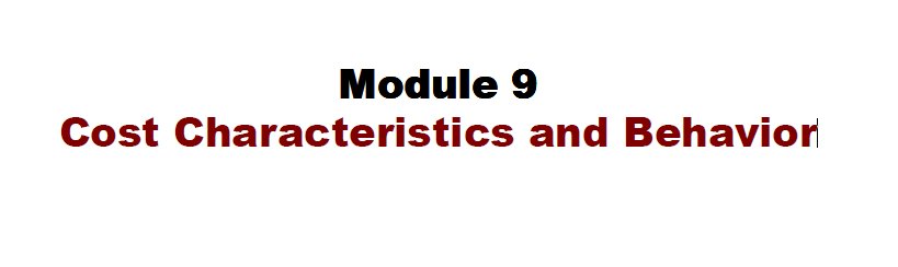 Study notes on Cost Characteristics and Behavior product image (1)