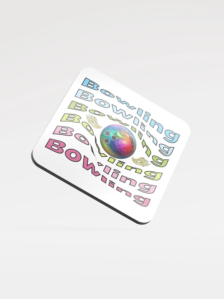 Bowling Swirl Colorful Ball Coaster Set product image (2)