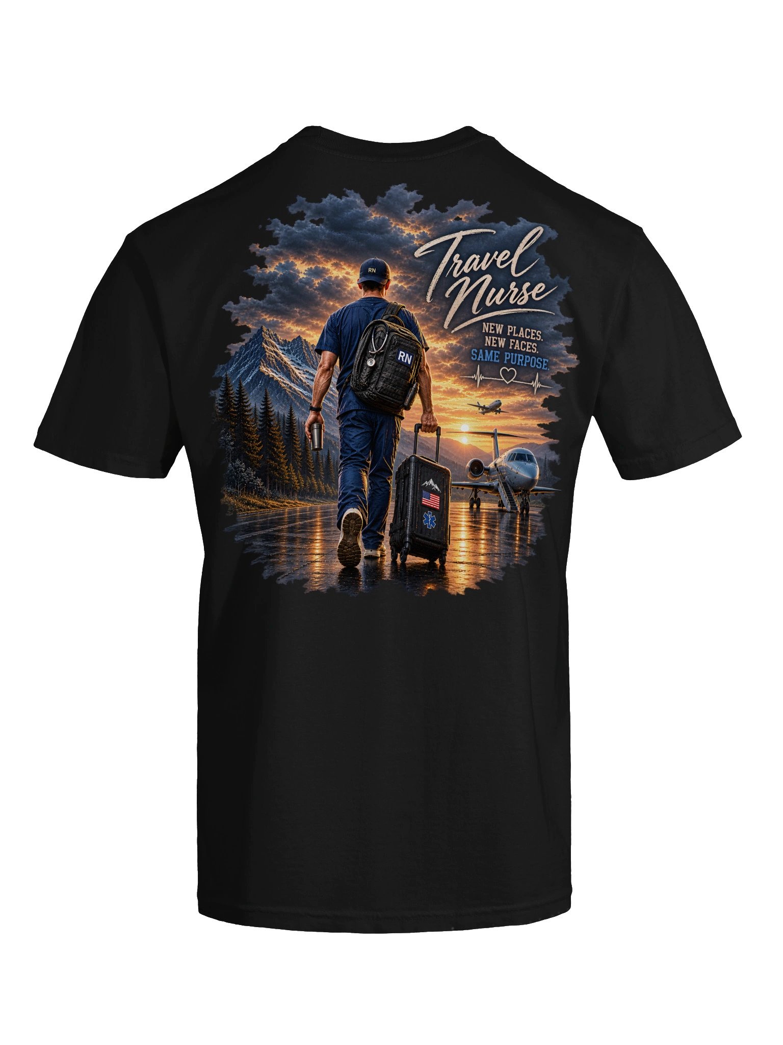 Travel Nurse RV teeshirt product image (7)