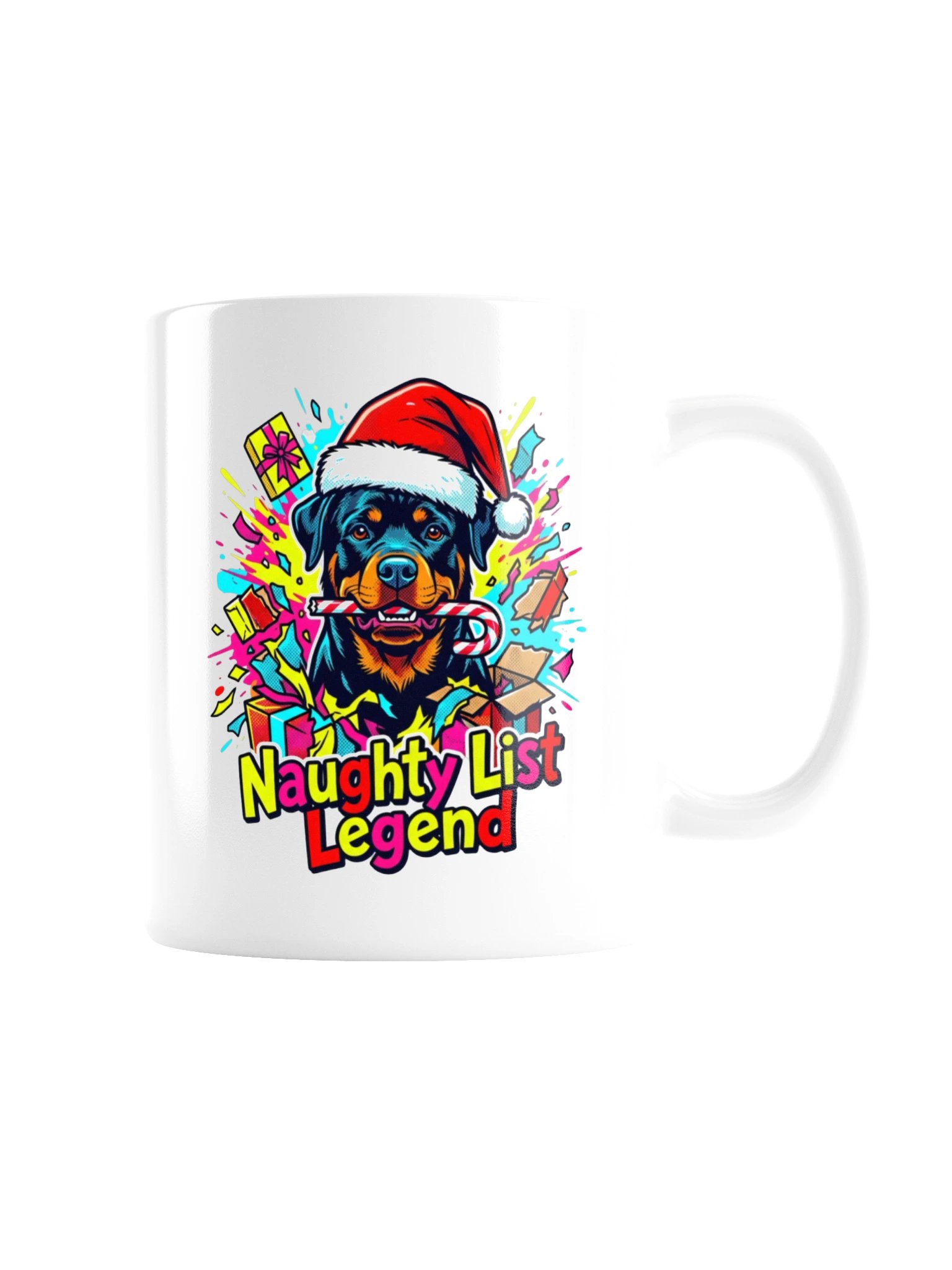 Naughty List Rottweiler Mug product image (3)