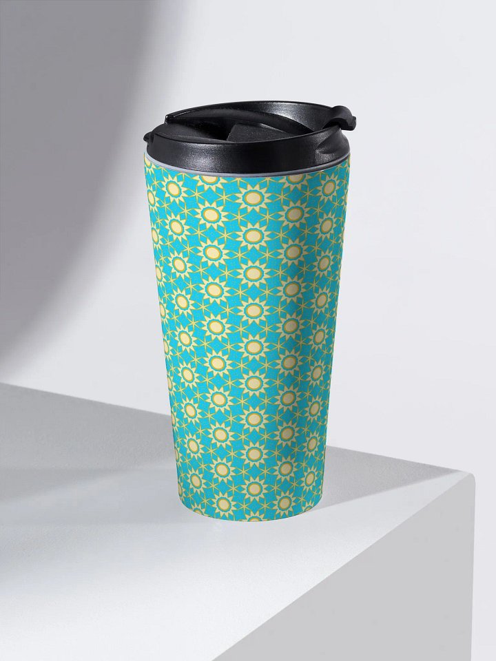 Celestial Sun & Stars Seamless Patterned Travel Mug product image (2)