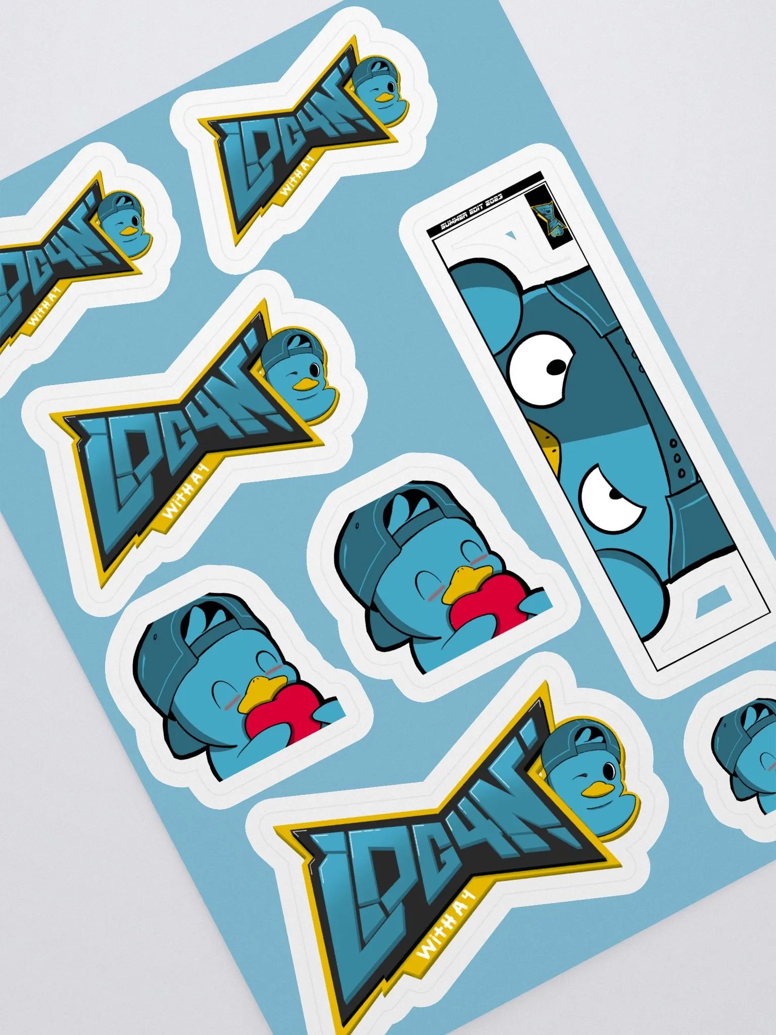 Log4n With A 4 Sticker Sheet product image (2)