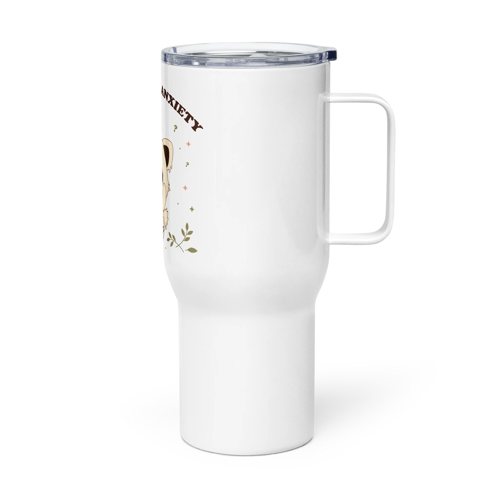 Powered by Anxiety Dog Travel Mug product image (3)