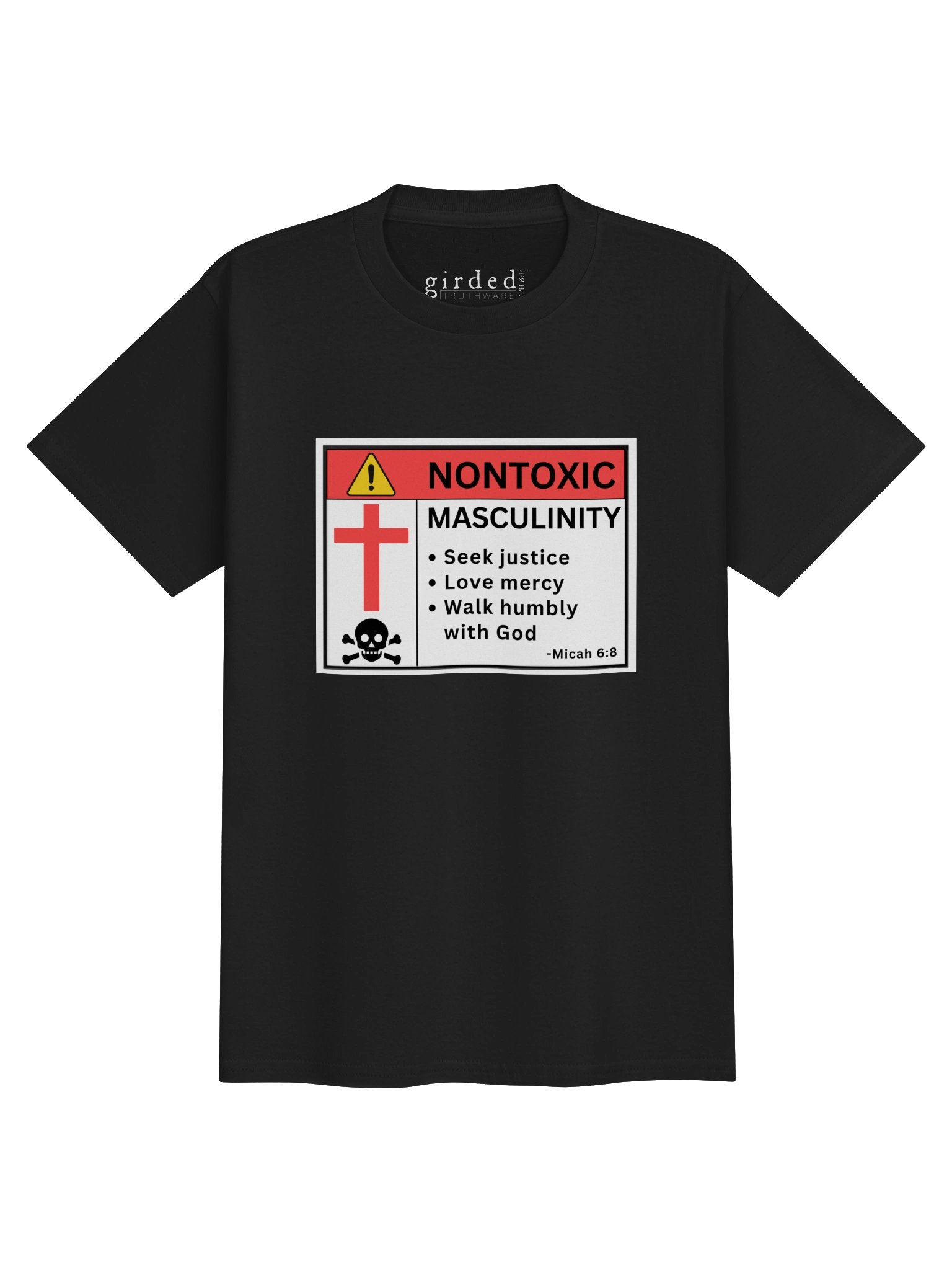 Non-Toxic Masculinity Micah 6:8 Youth Tee product image (1)