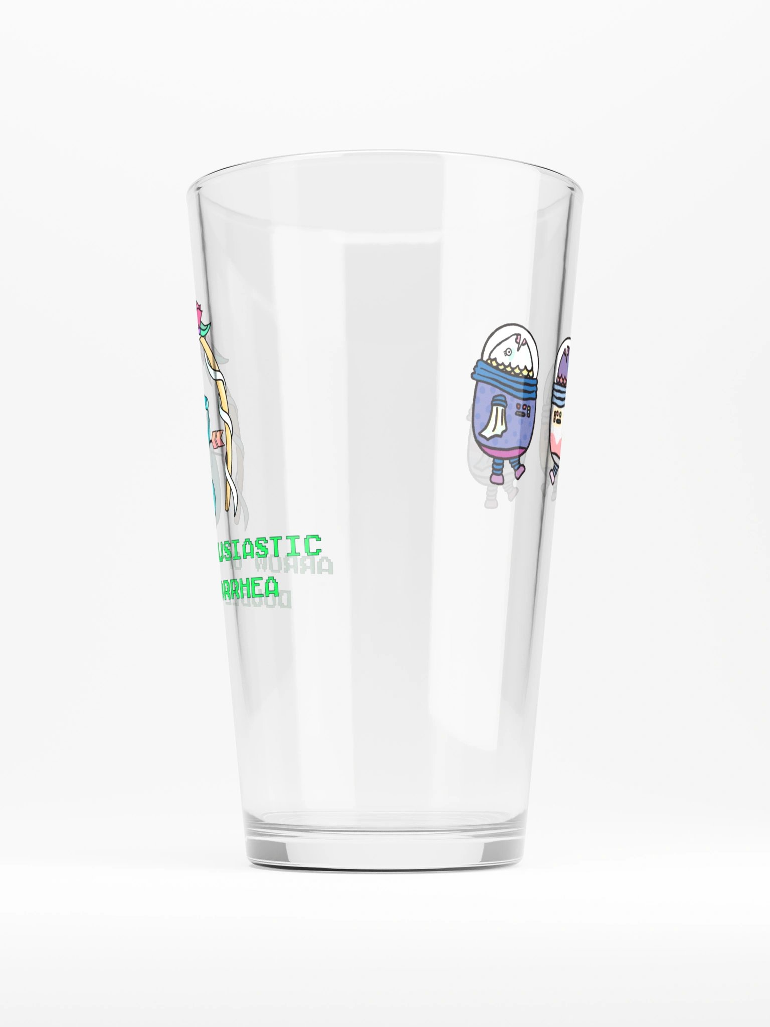 Arrow of Enthusiastic Double Gonnorhea Pint Glass product image (4)