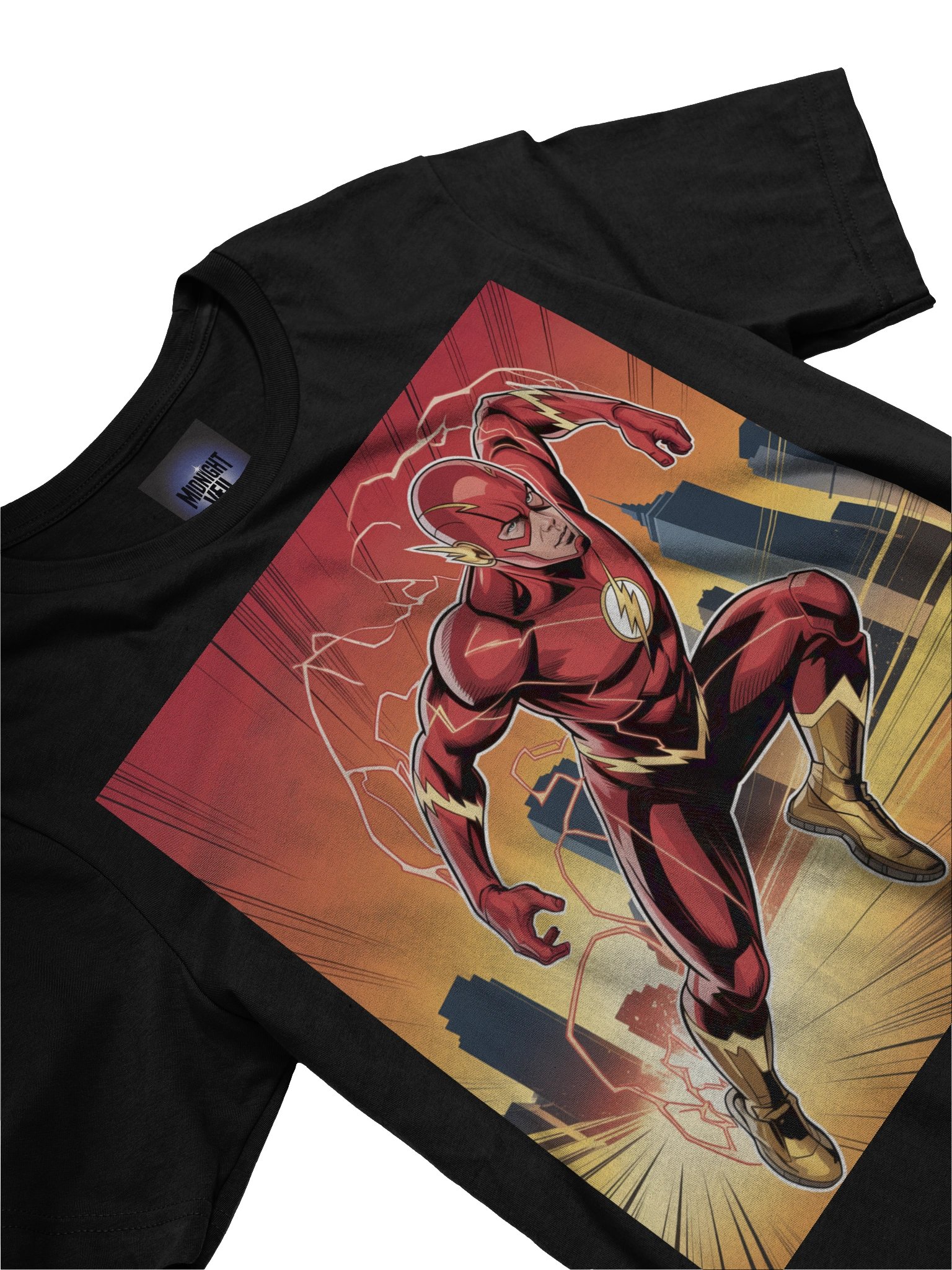 Aurora Blitz: The Flash Sunset Velocity T-Shirt product image (5)