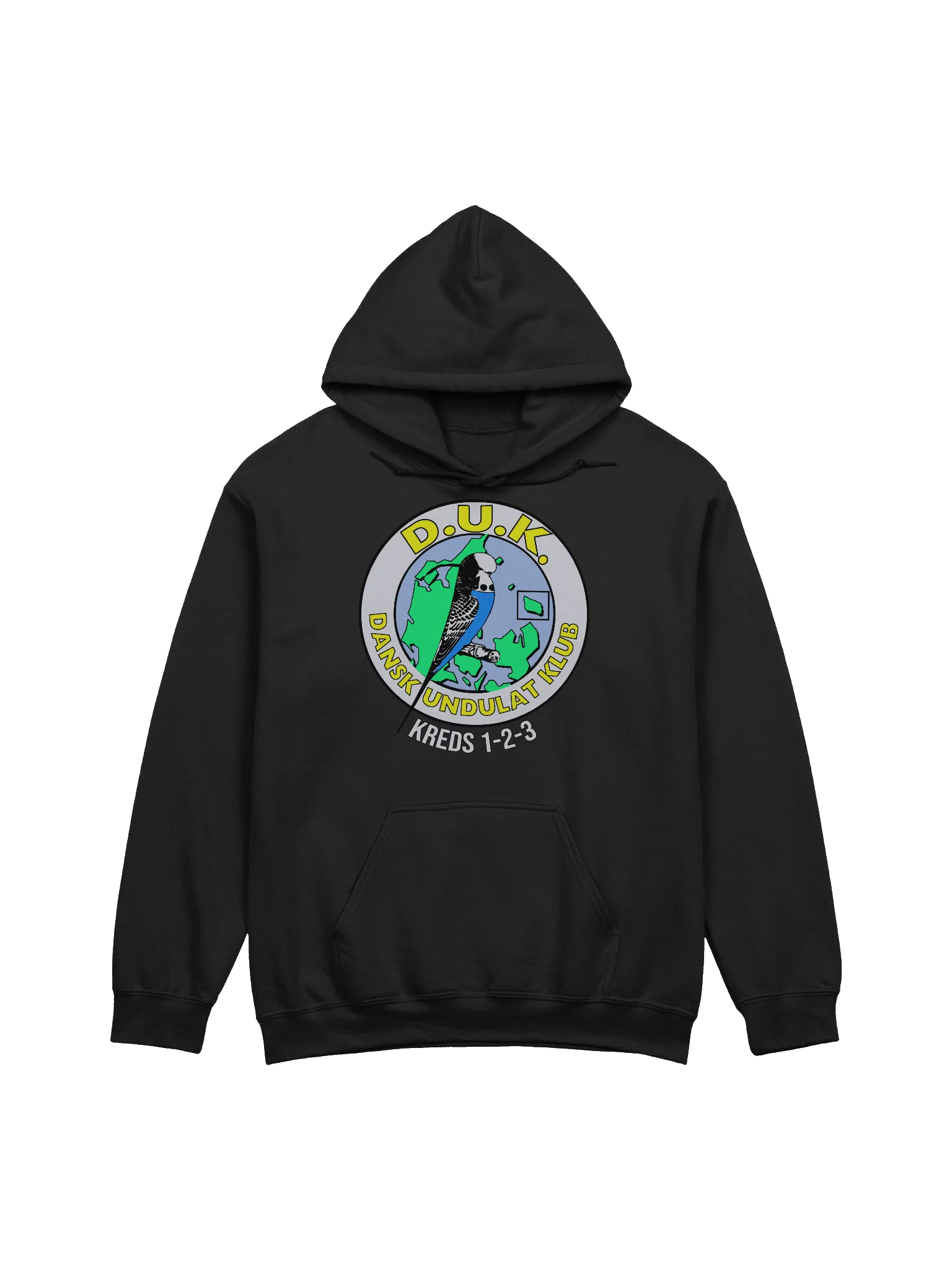 Dansk Undulat Klub Hoodie - Front Print product image (3)