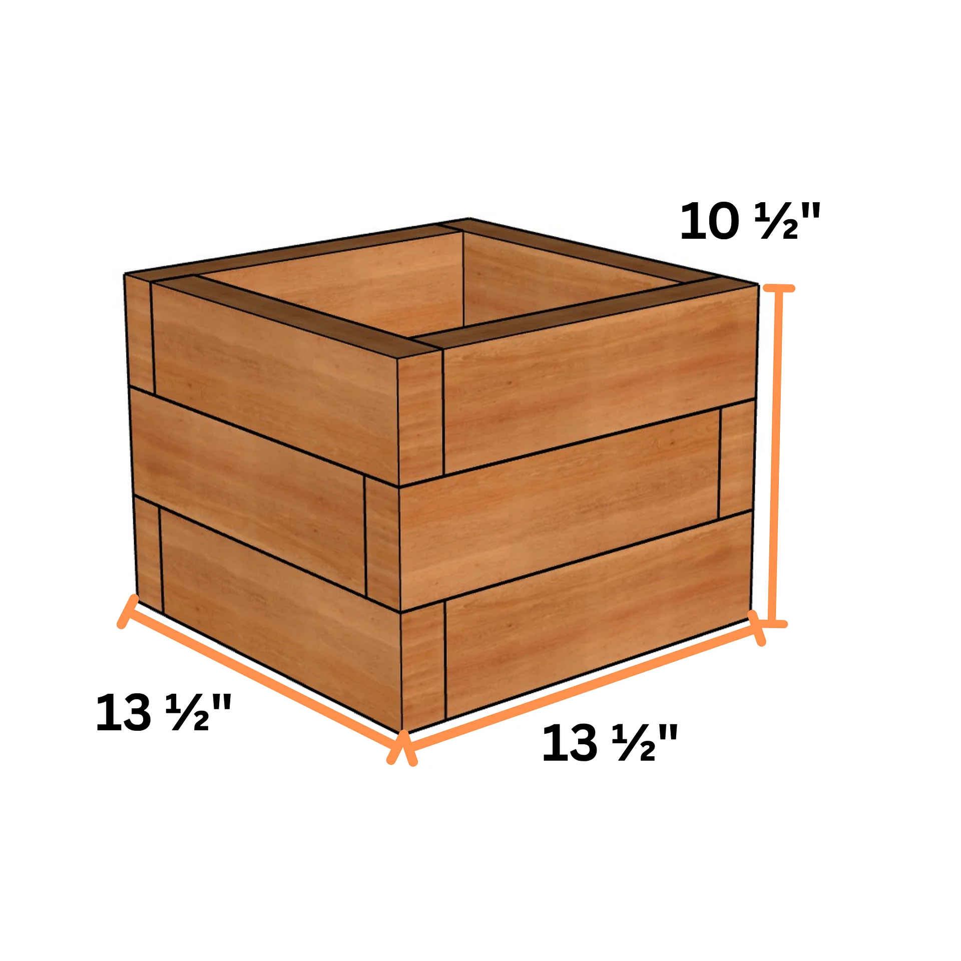 14" Cedar Planter Plans (PDF) product image (3)