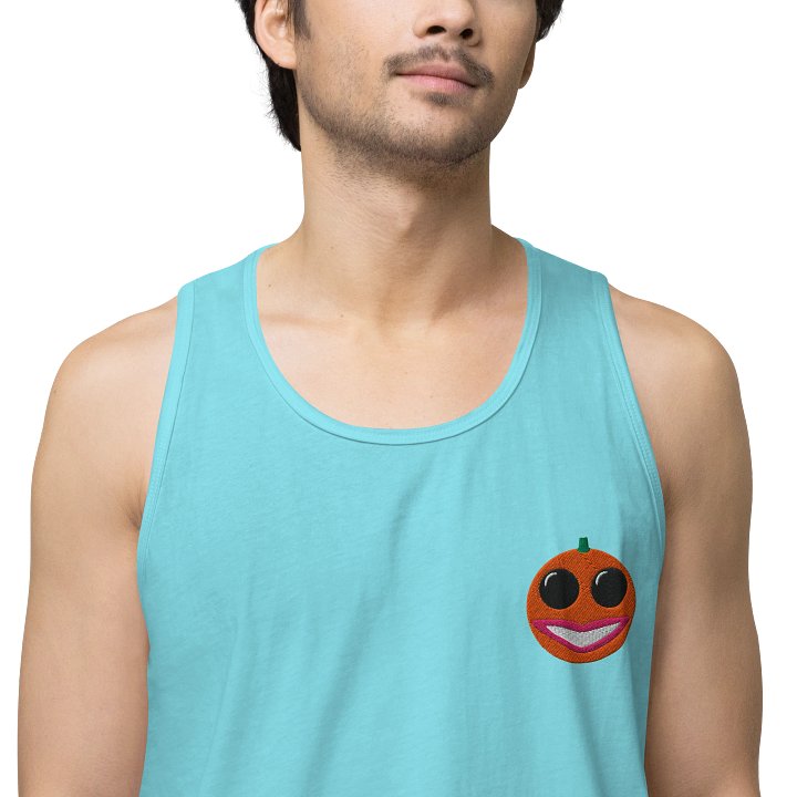 Emroidered Sexy Orange Tank Top product image (58)