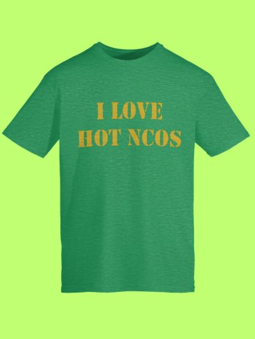 I LOVE HOT NCOS SKIVVY SHIRT product image (1)