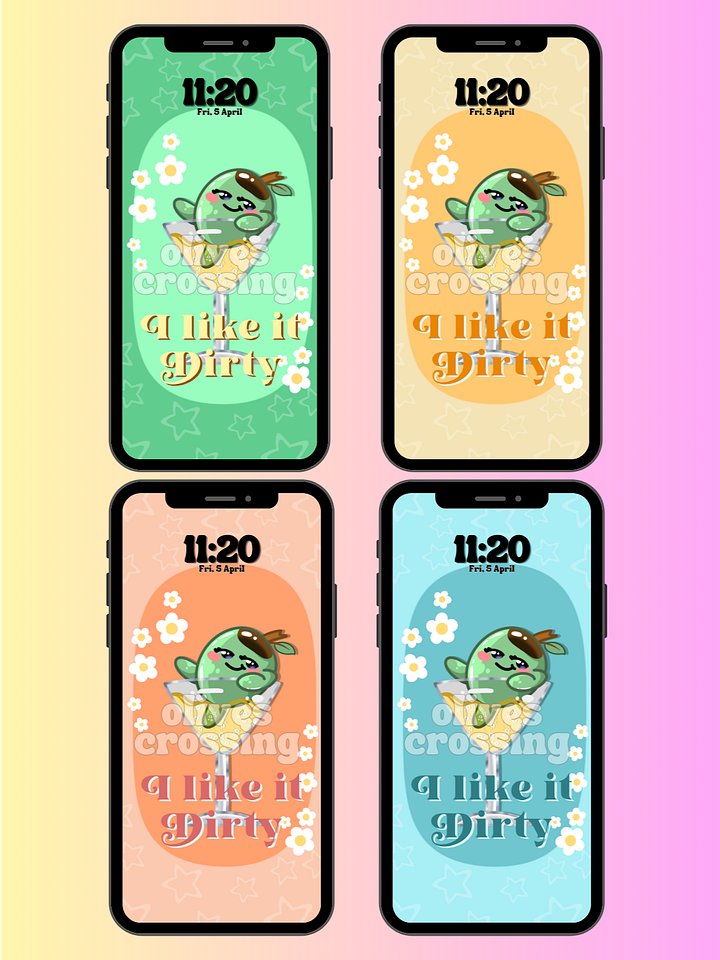 'I Like It Dirty' iPhone/Android Wallpaper Set 1 [2024] product image (1)