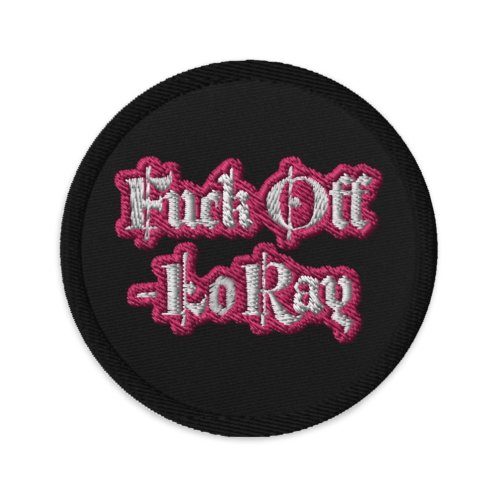 LoRay - Fuck Off patch product image (1)