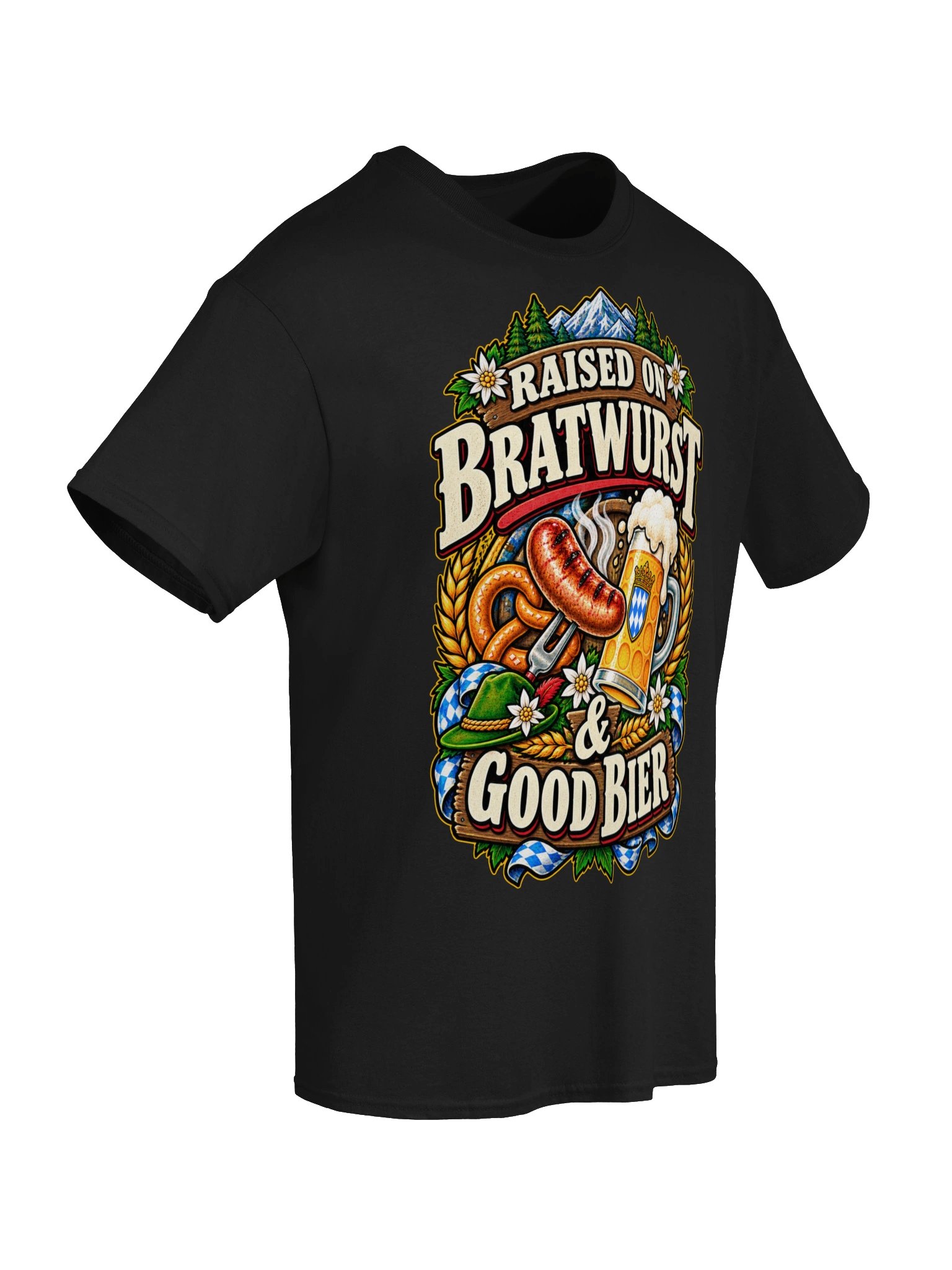 Raised on Bratwurst and Good Bier German Vintage Tee product image (62)