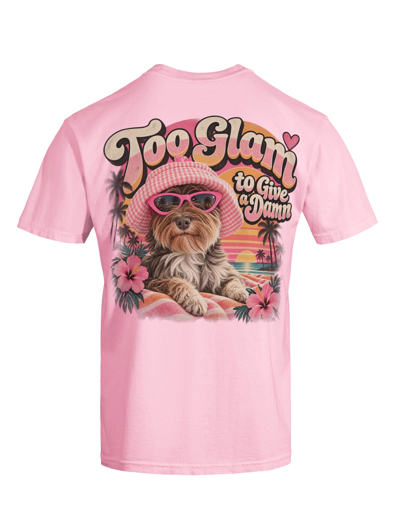 Miniature Schnauzer Tropical Floral T-Shirt – Retro Beach Dog Mom Tee product image (5)