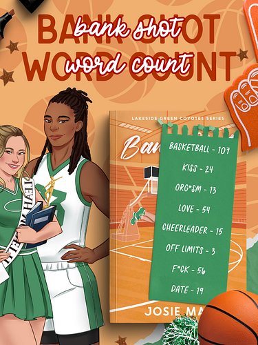 Let’s talk Bank Shot’s word count! 👀🧡

We’ve got quite the collection of words here!

Bank Shot by Josie Mae is available on ...