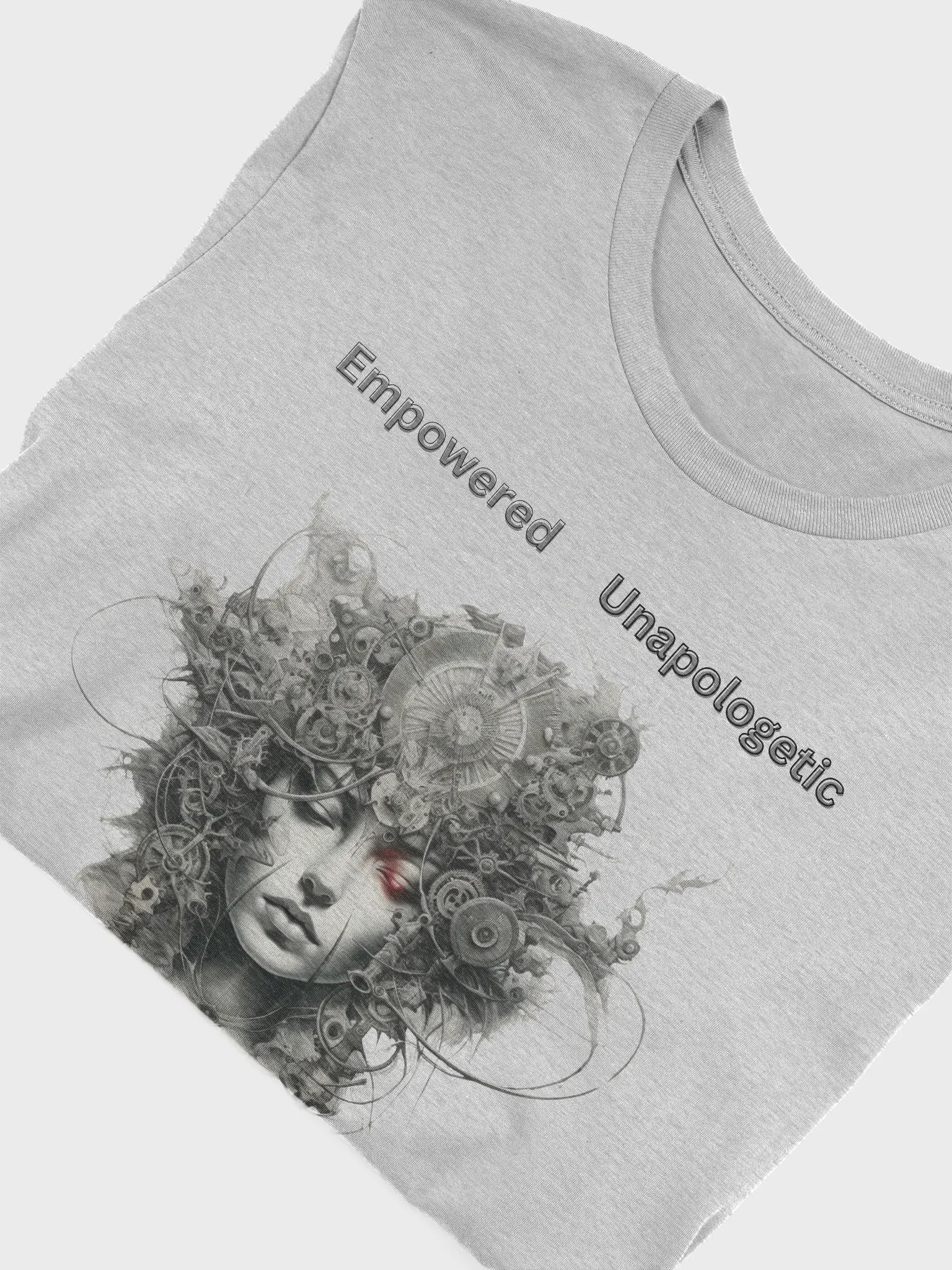 Empowered Unapologetic Fiercely Me T-Shirt – Steampunk, Futuristic, Feminist Empowerment Tee product image (5)
