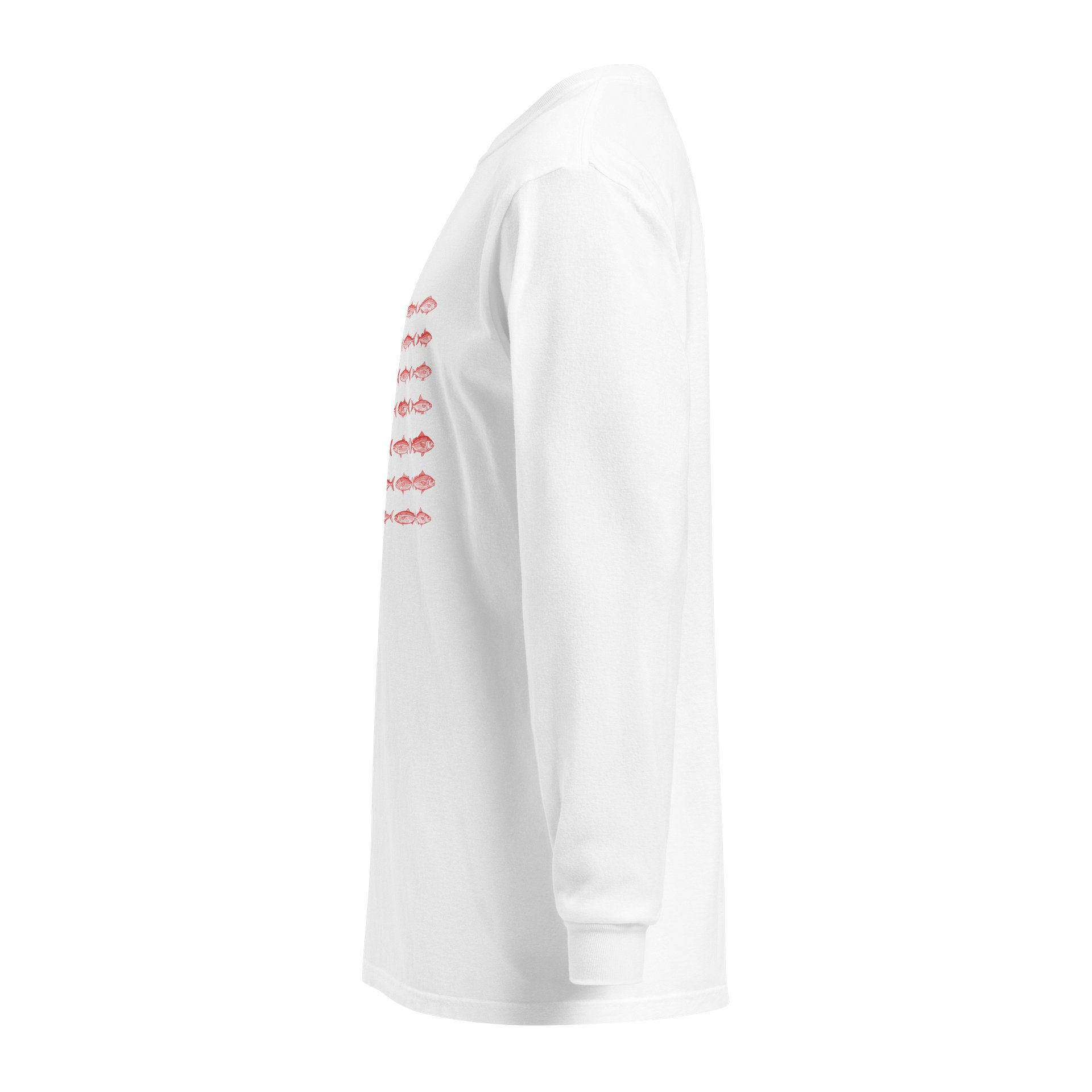 Abstract Fish Pattern Long Sleeve Shirt product image (3)