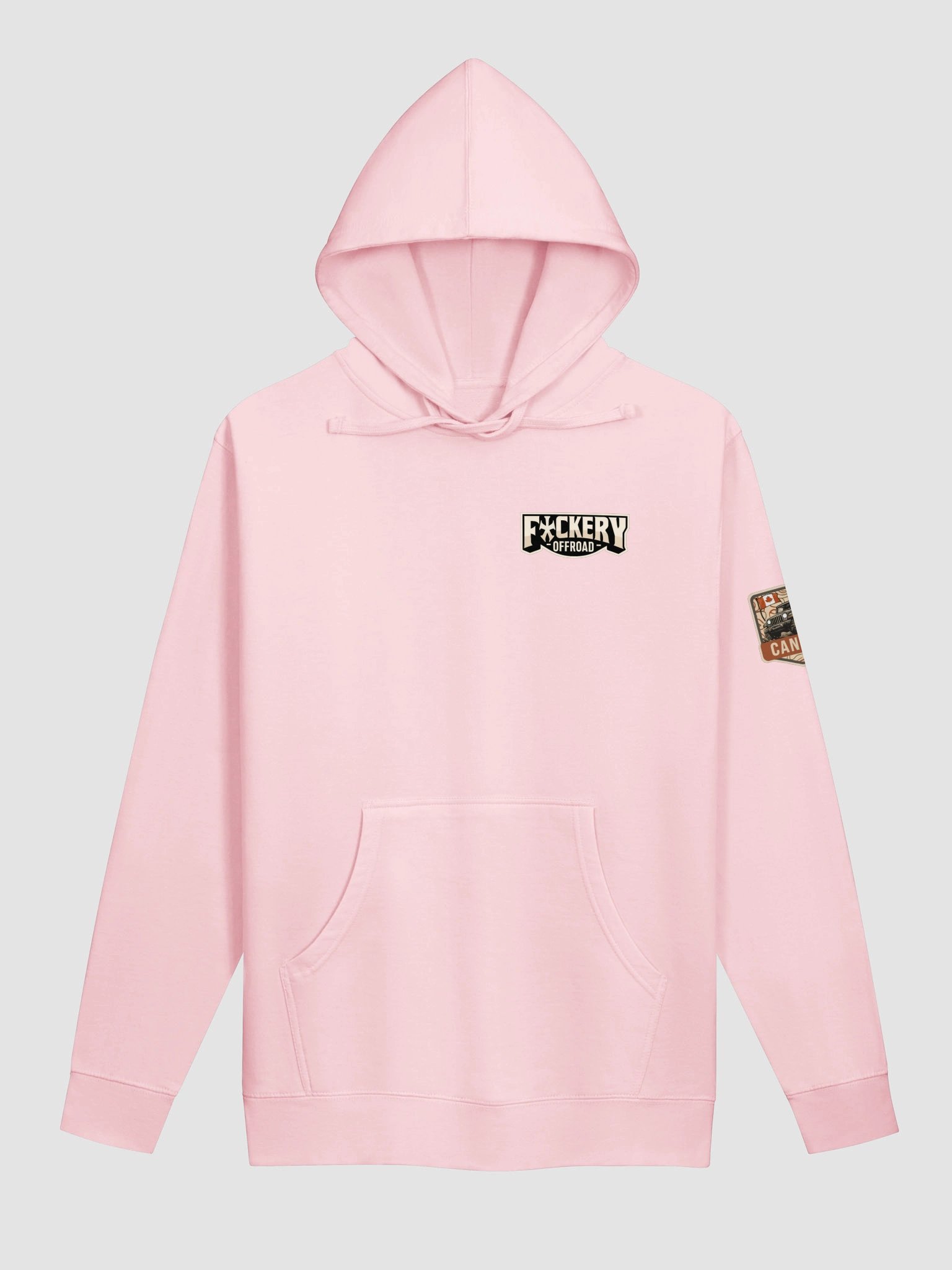 Ladies Pull-Over Hoodie with Fuckery Jeep Logo - Clean product image (1)