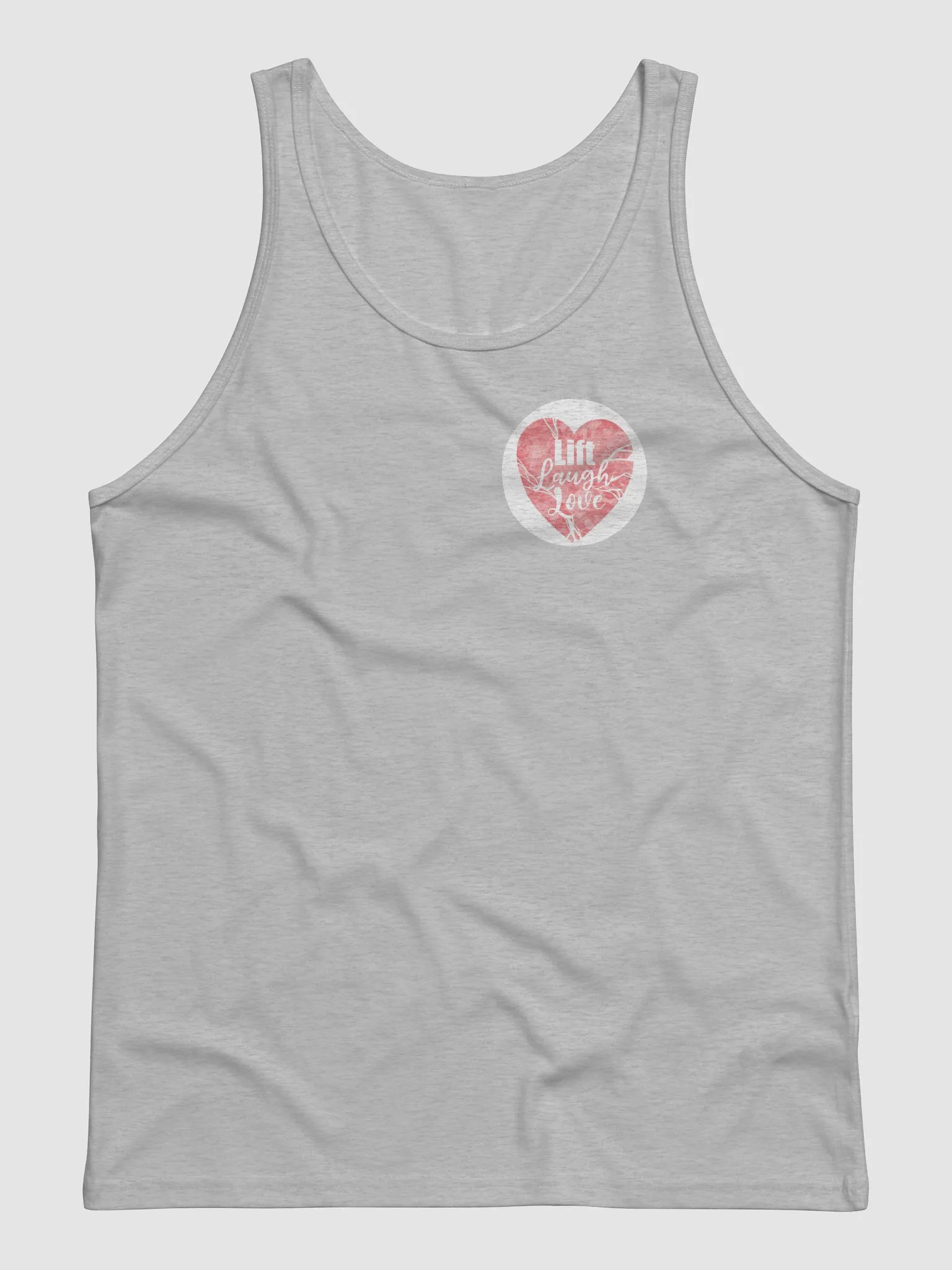 Lift Laugh Love Pink Heartbreak Tank Top product image (6)
