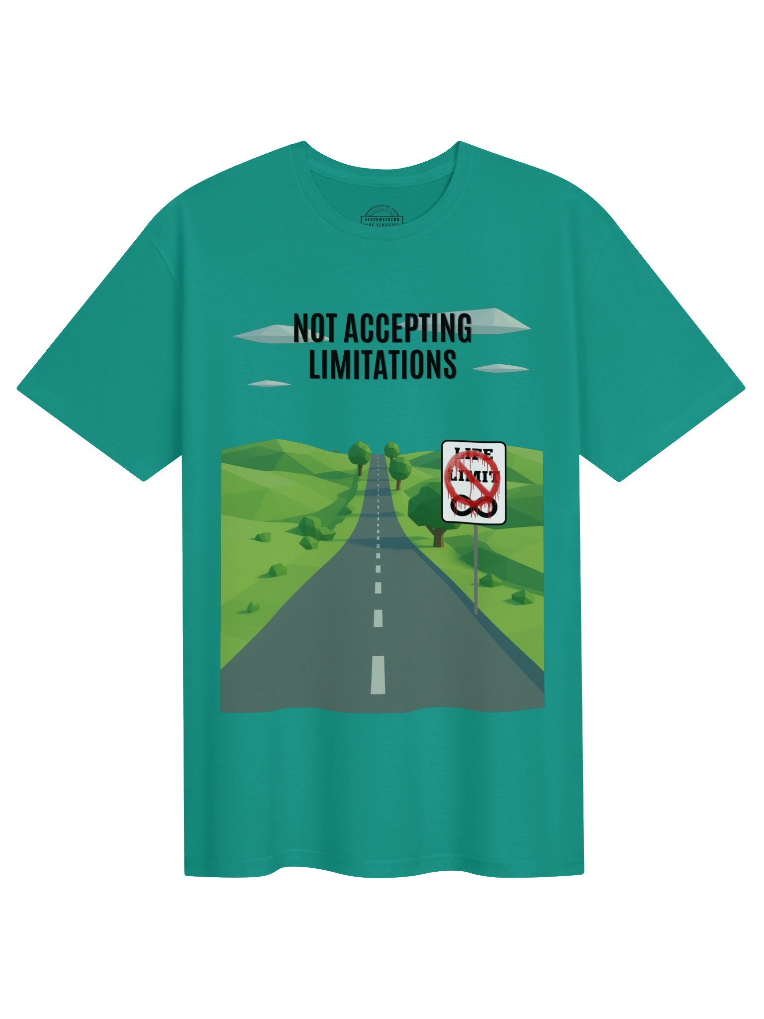Not Accepting Limitations Light T-Shirt product image (1)