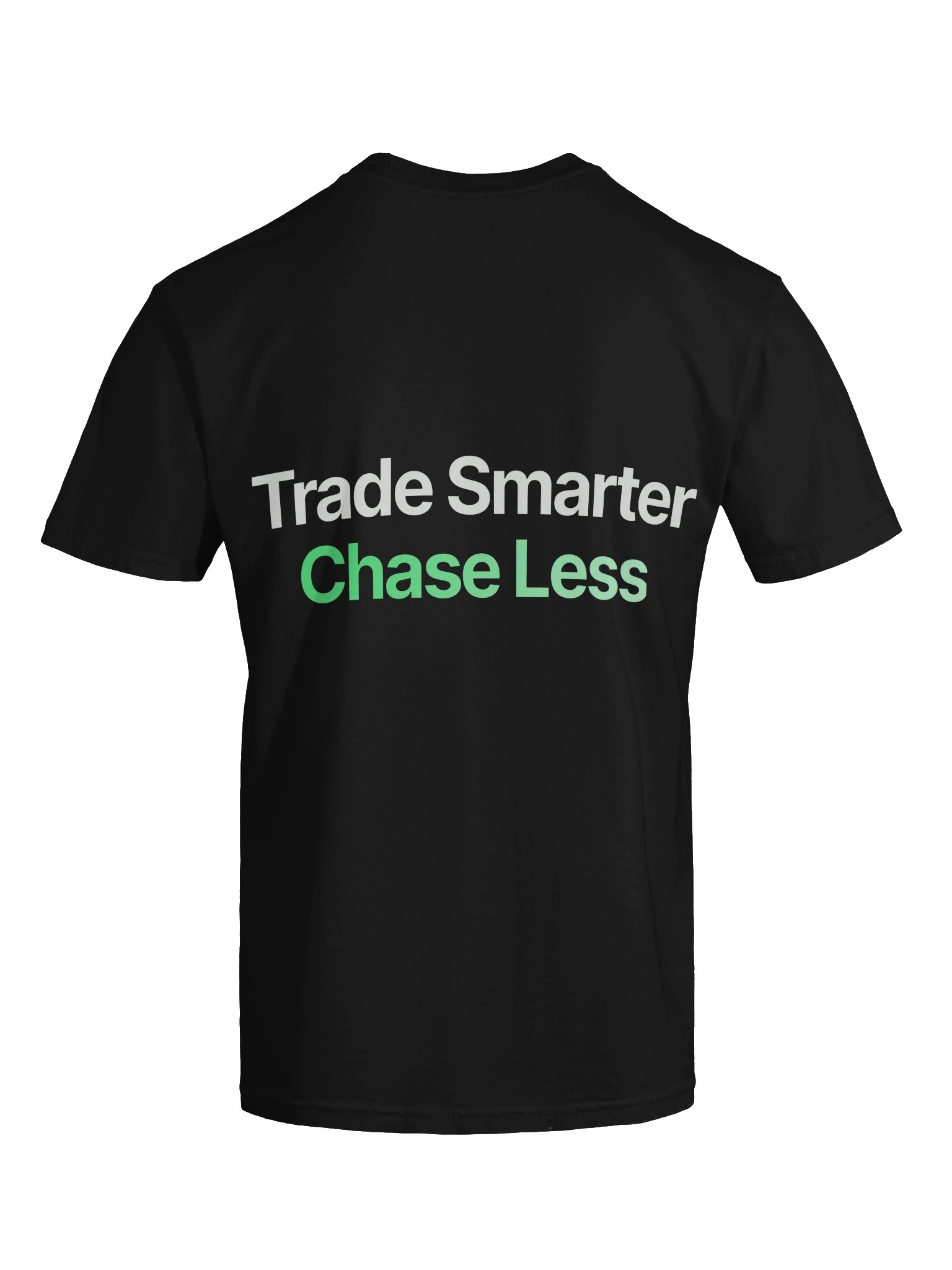 Trade Smarter, Chase Less Tee — Washed Black product image (11)