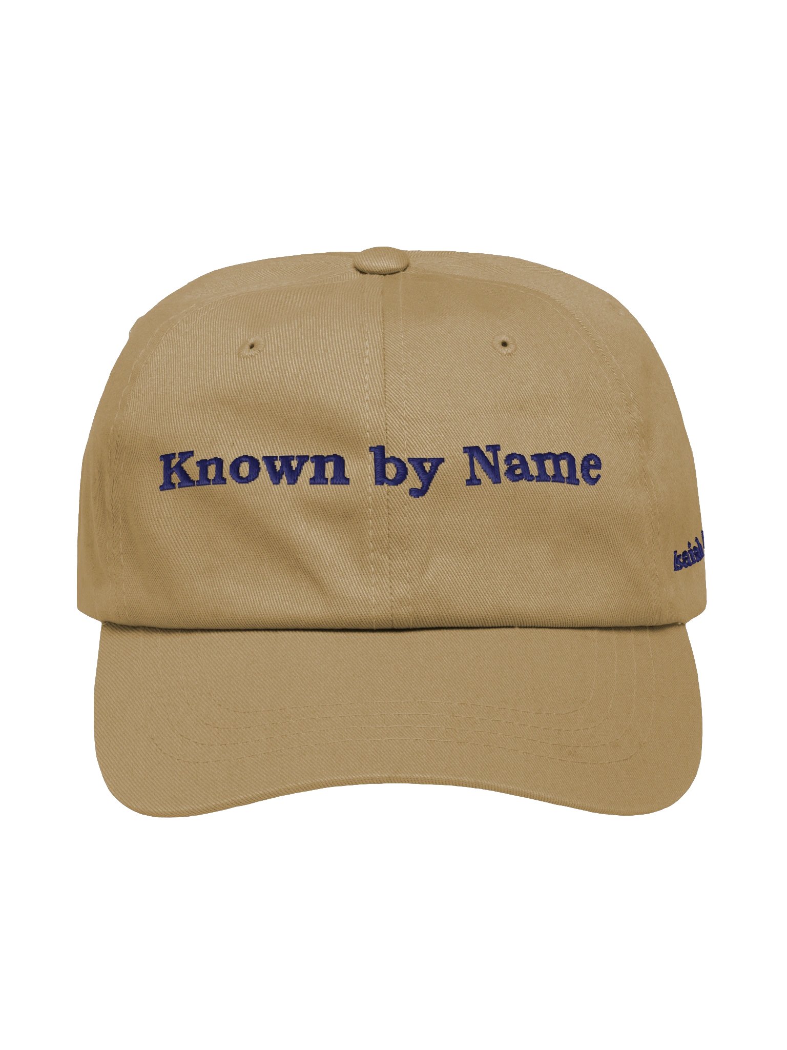 Known By Name hat from Logan's Fourthwall shop