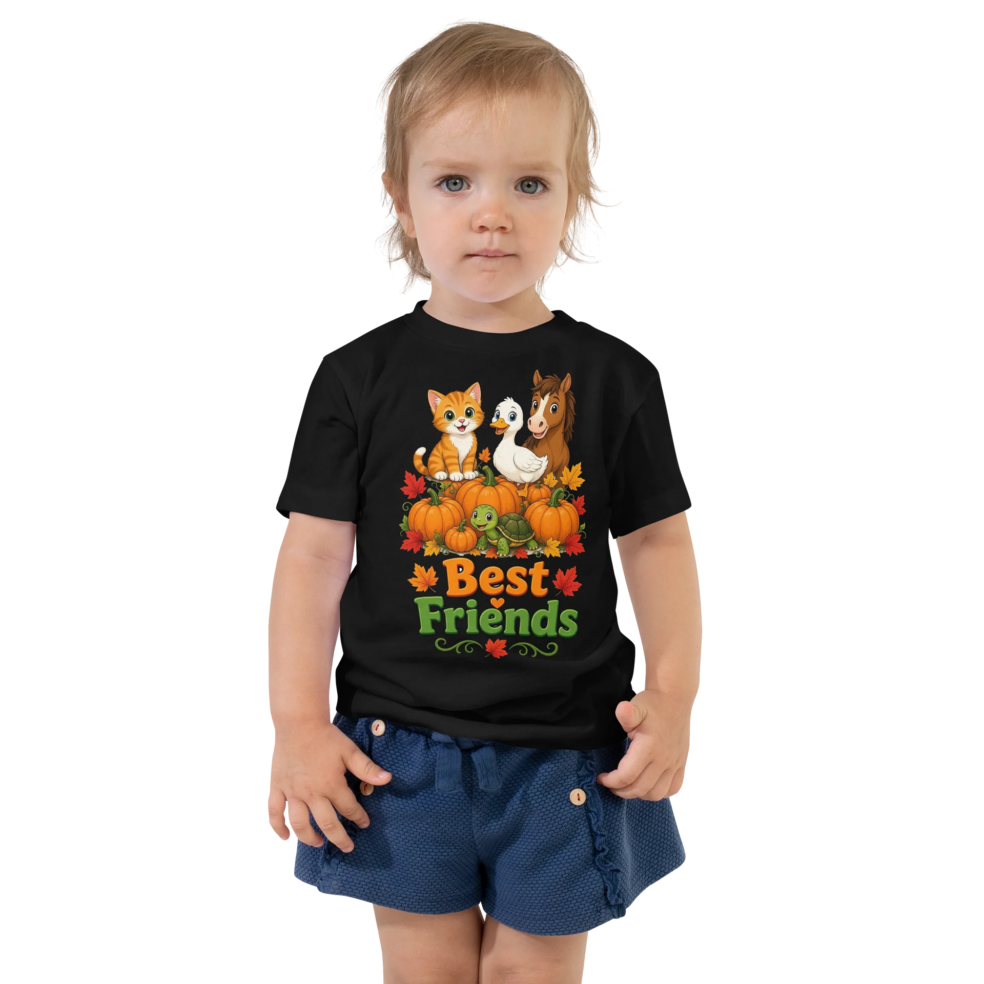 Best Friends Autumn Animals Toddler Tee product image (1)