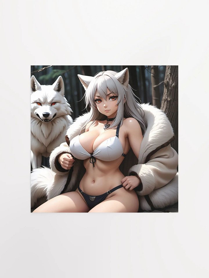 Wolf Vibrant Matte Poster Prints product image (5)
