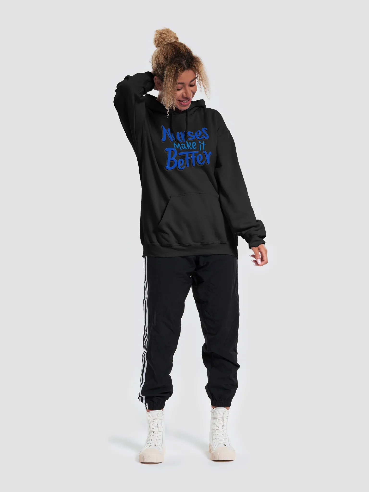 Empowerment in Blue: Nurses Make it Better Hoodie product image (49)