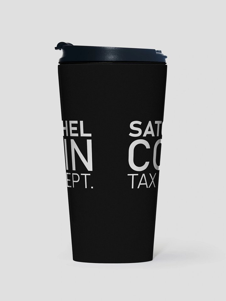 Satchel Coin Tax Dept. Stainless Steel Travel Mug product image (2)