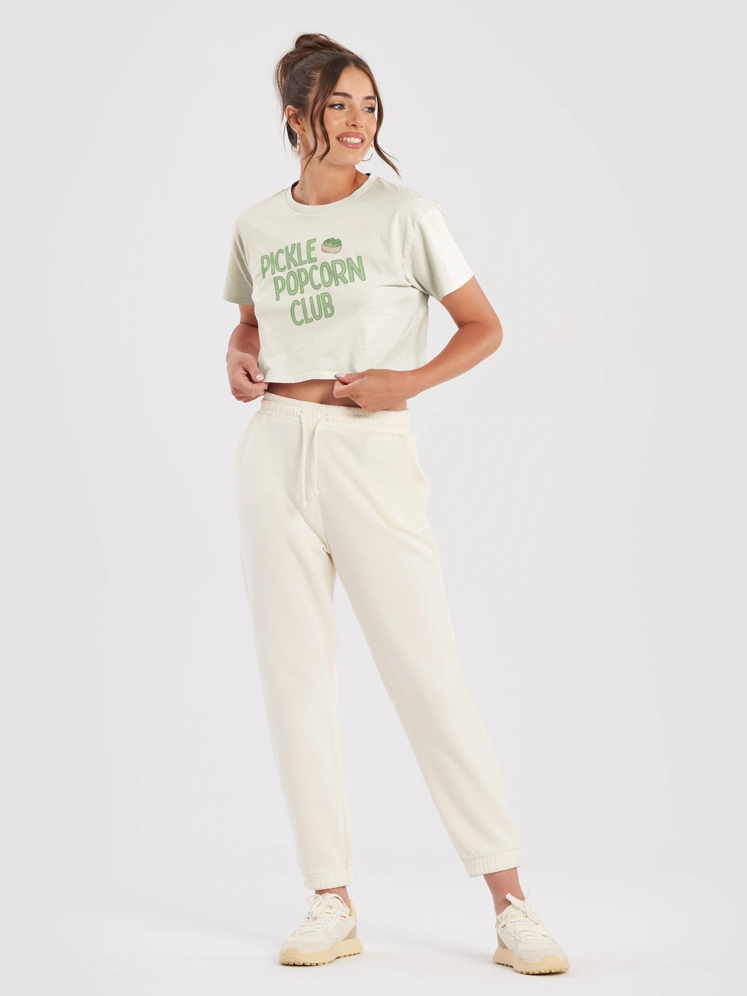 Pickle Popcorn Club Crop Top product image (2)