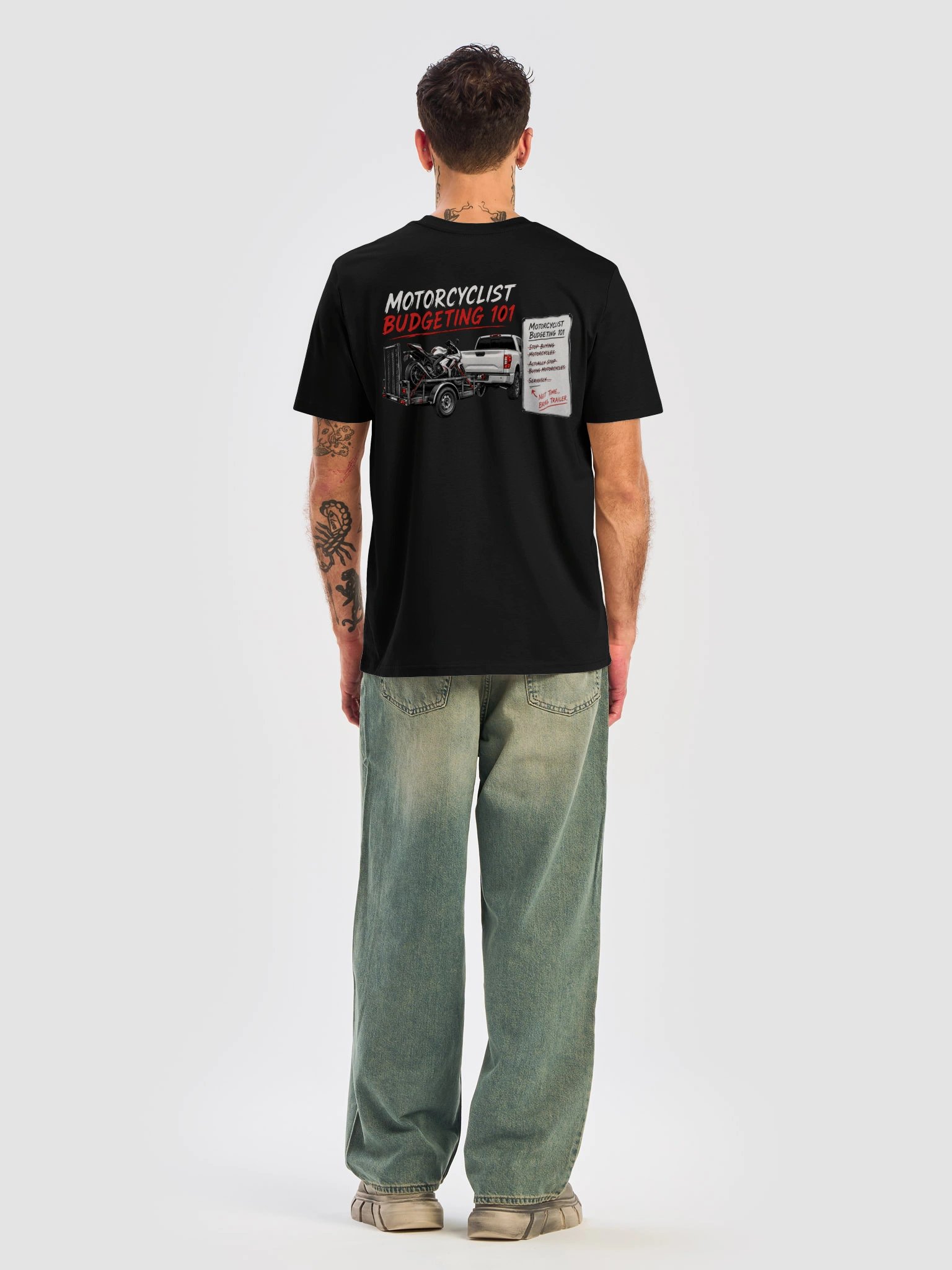 Motorcyclist Budgeting T-Shirt product image (8)