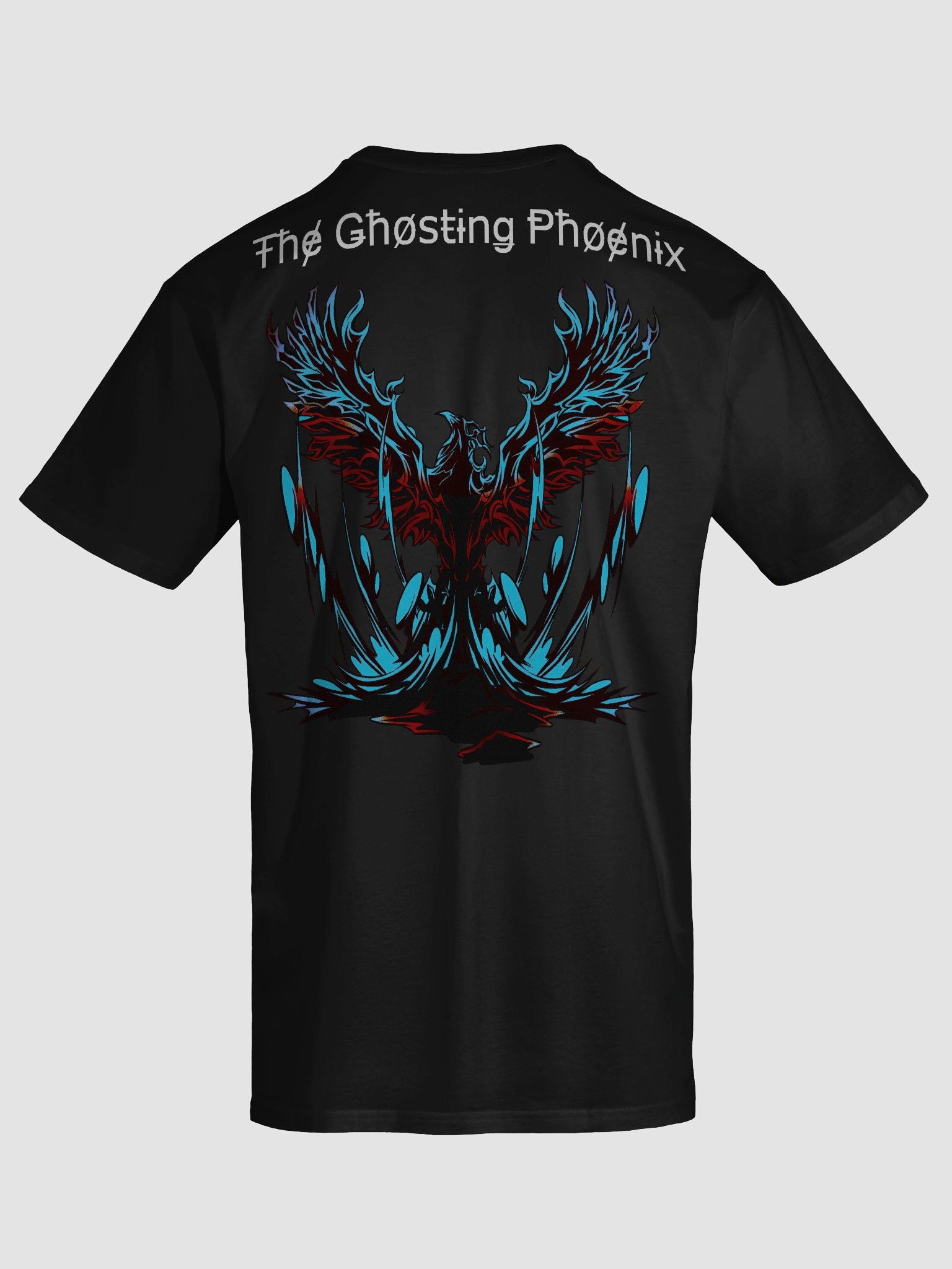 Blue & Red Fade Phoenix Unisex Tee product image (5)