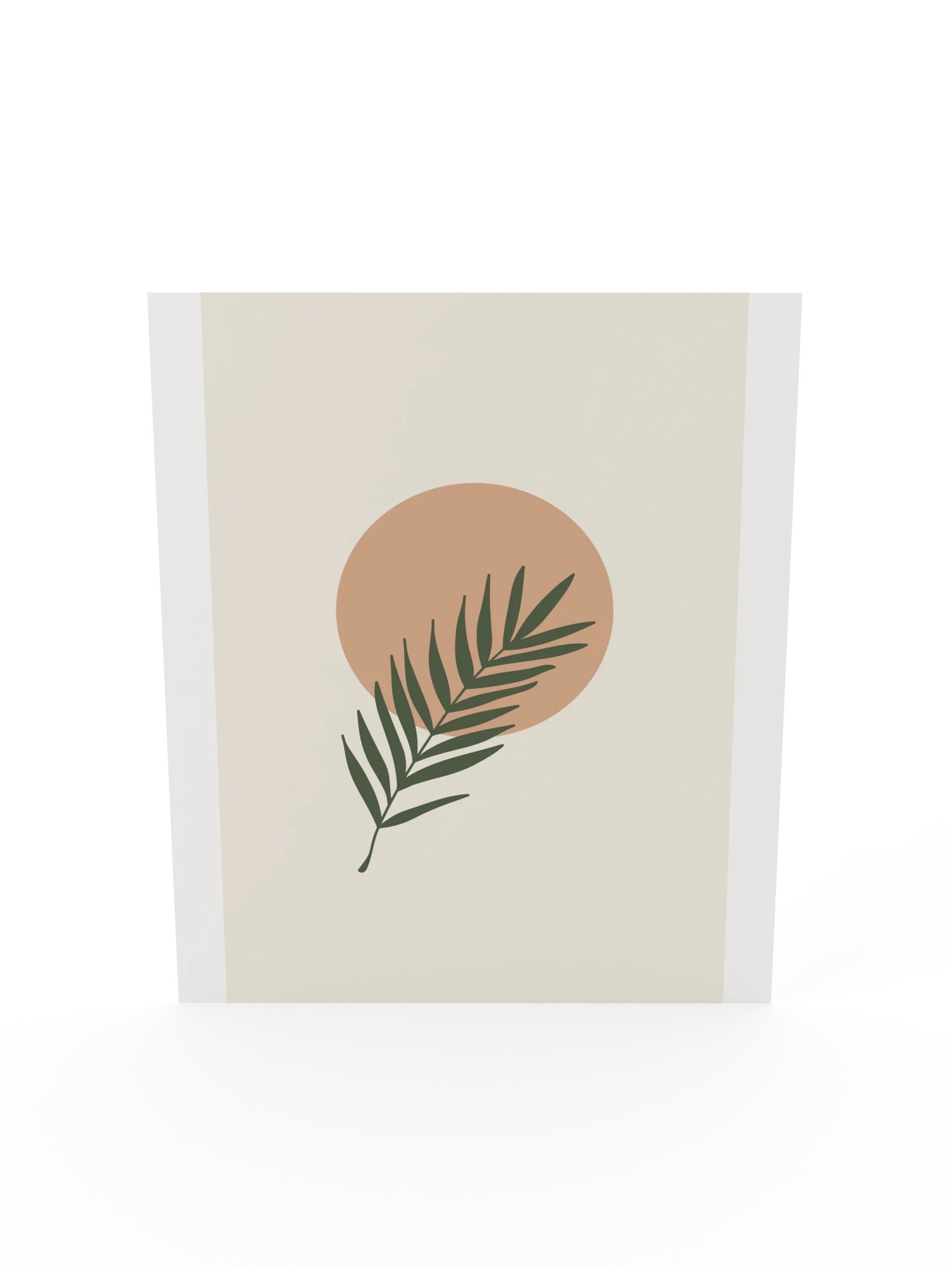 Boho Palm Leaf Sun Print | Botanical Bathroom Wall Art product image (7)