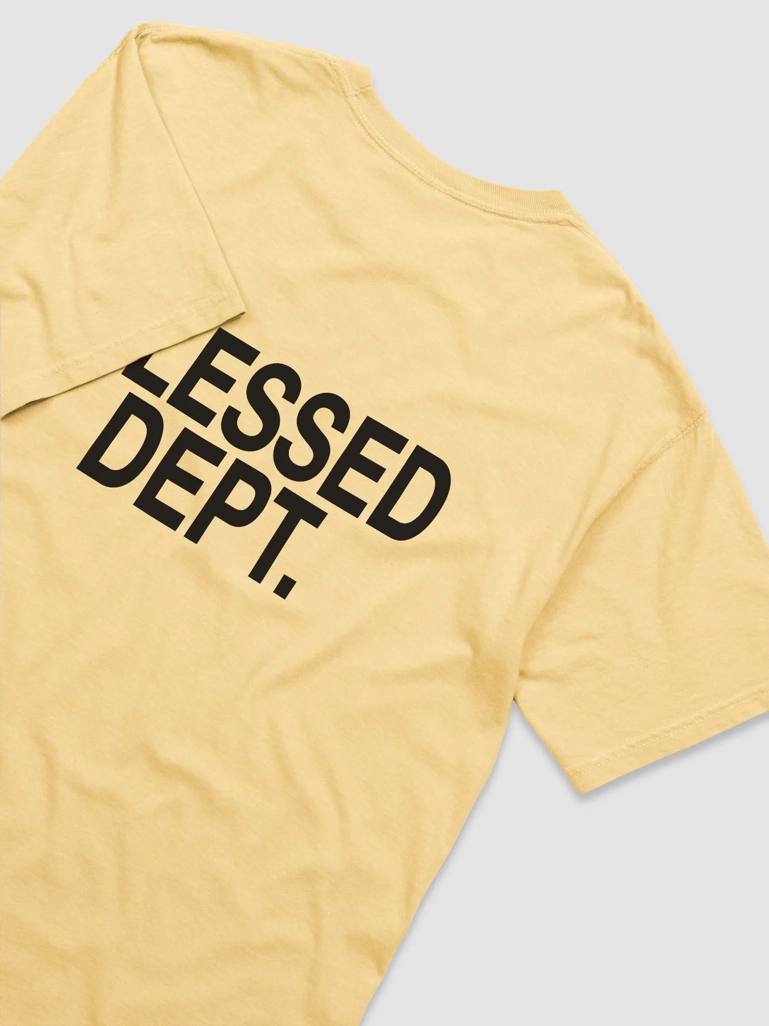 Blessed Dept. Black Font T-Shirt product image (16)