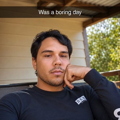 Was a boring day.