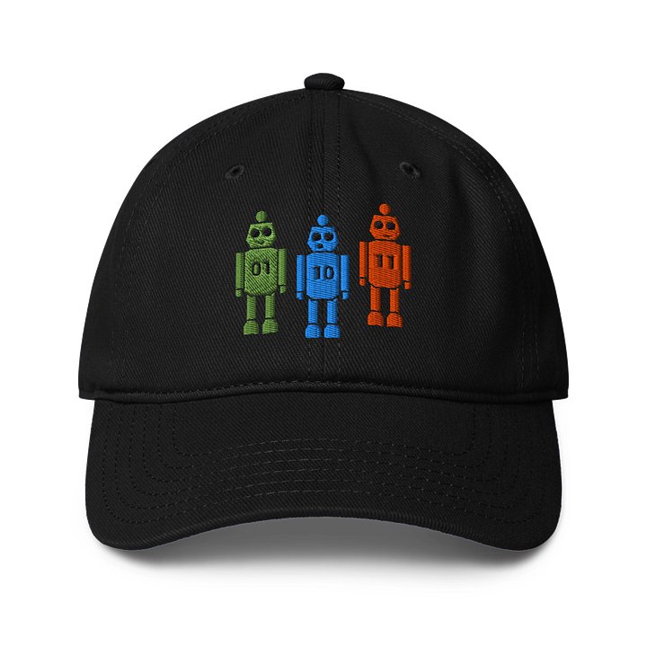 3 Binary Robots - Embroidered Baseball Hat product image (1)