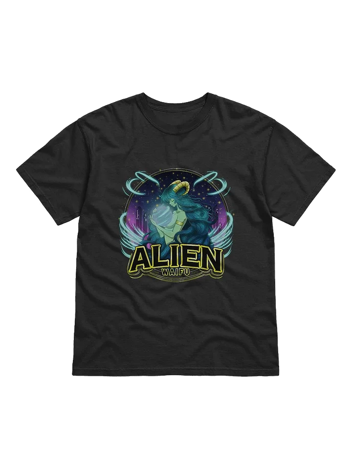 Cosmic Waifu Comfort: Alien-Inspired T-Shirt product image (1)