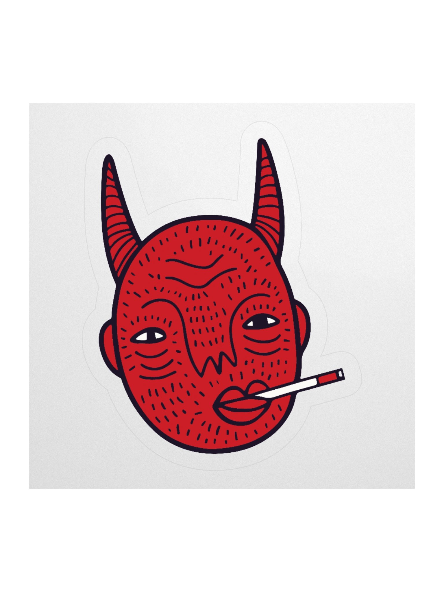 Devilish Delight Kiss Cut Stickers product image (1)